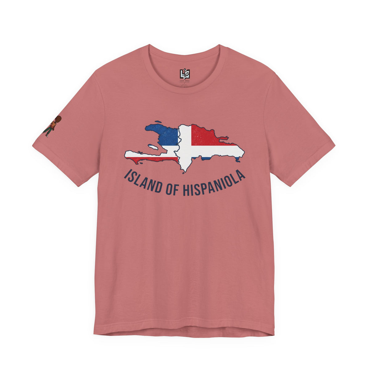 Island of Hispaniola Map T-Shirt