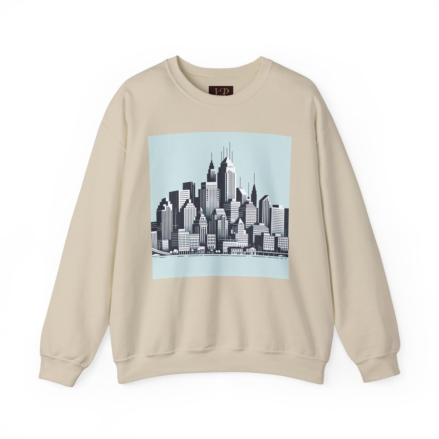 Cityscape Unisex Heavy Blend™ Crewneck Sweatshirt - Cozy Urban Vibes