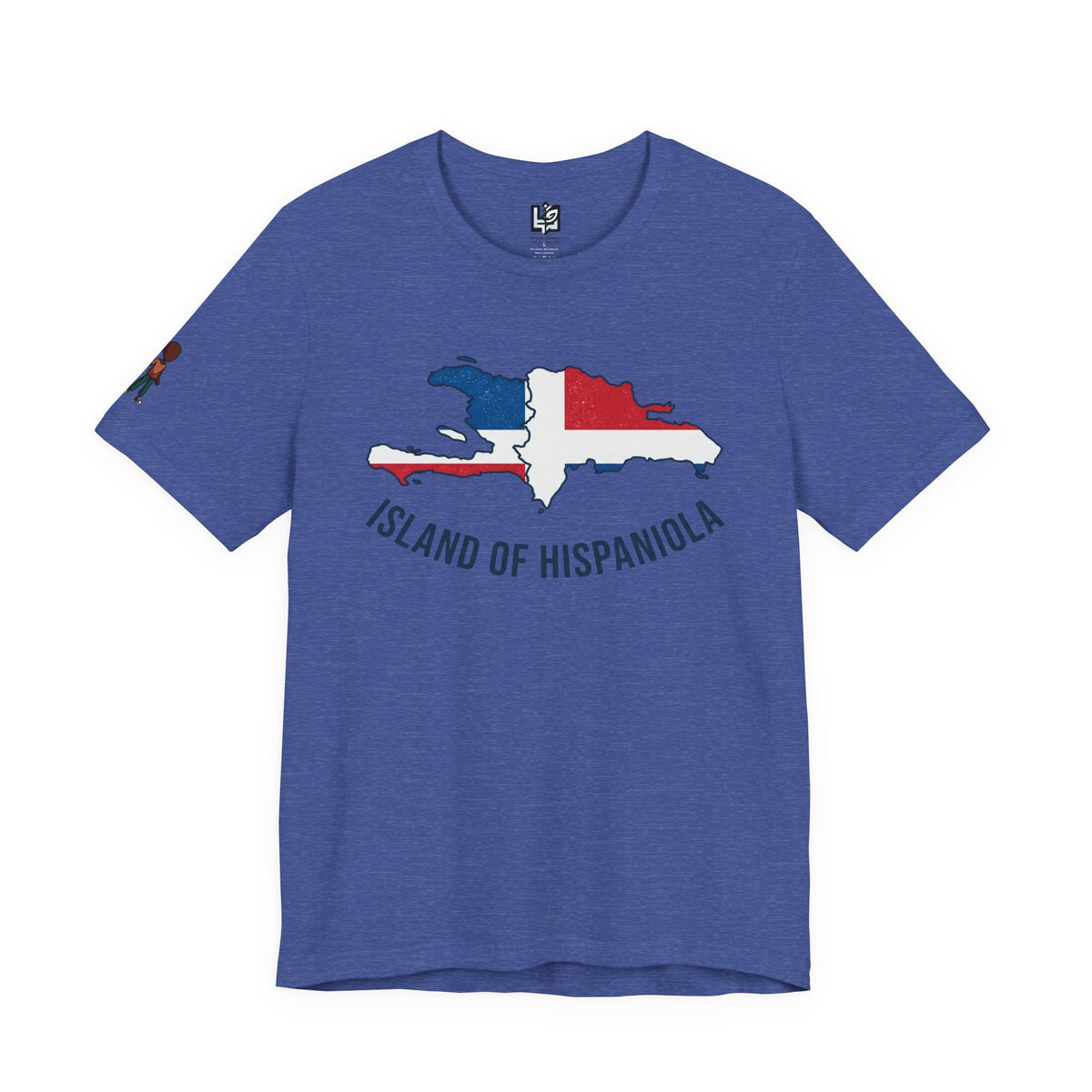 Island of Hispaniola Map T-Shirt