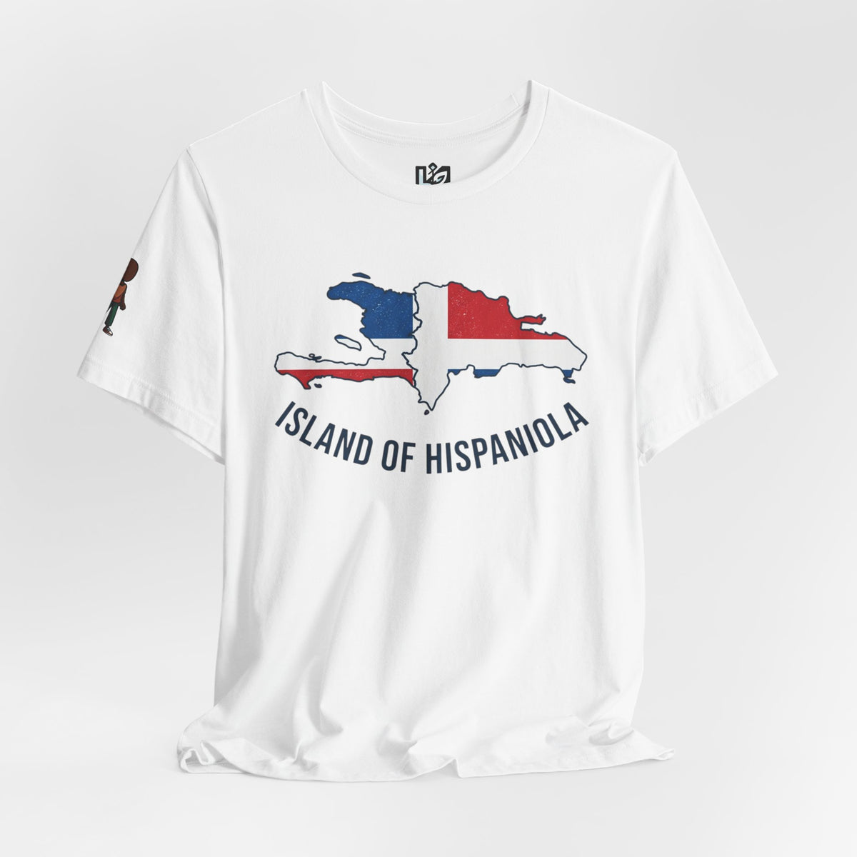 Island of Hispaniola Map T-Shirt