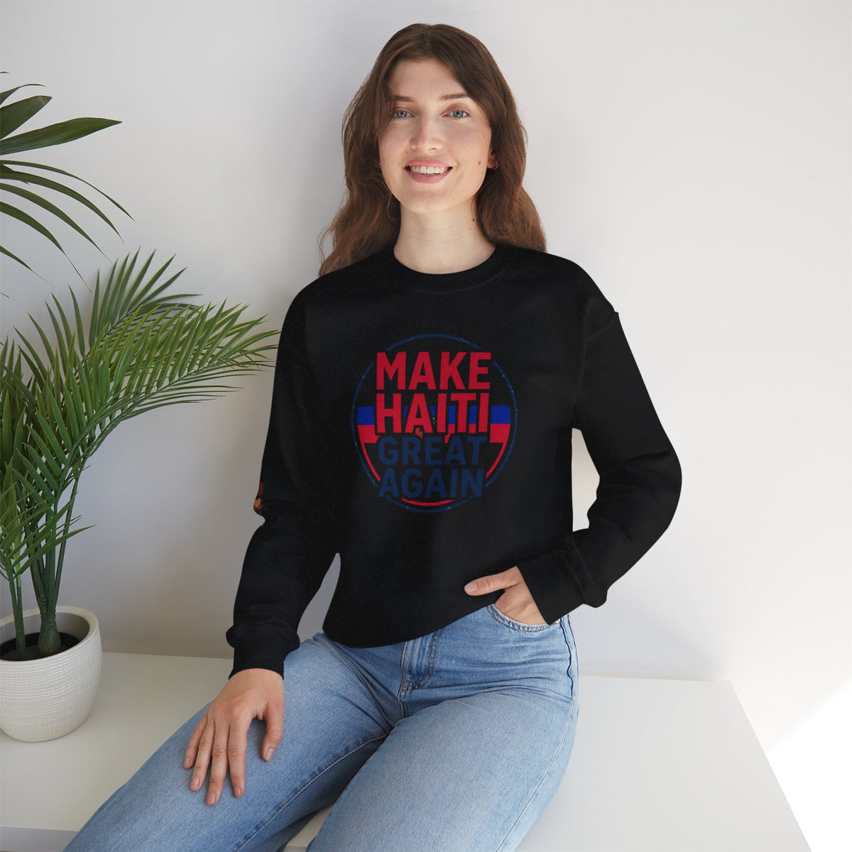 Make Haiti Great Again Crewneck Sweatshirt