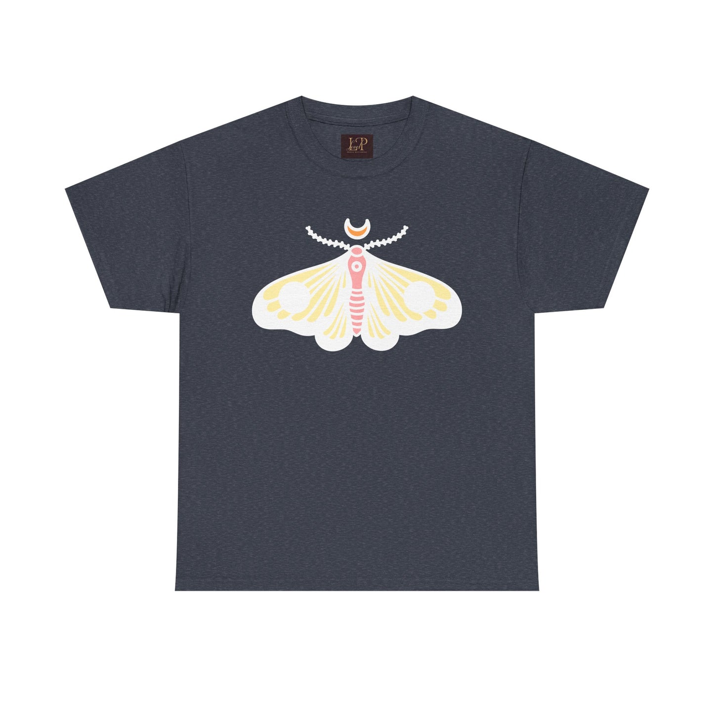 Dreamy Moth Unisex Heavy Cotton Tee - Soft & Stylish