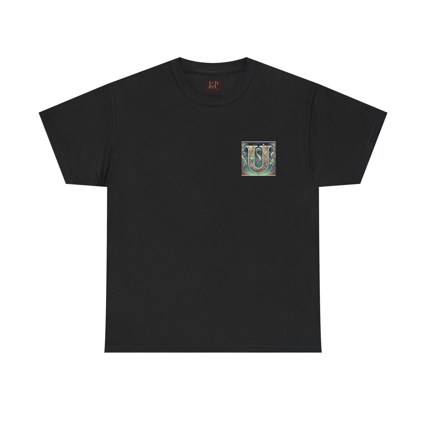 Unisex Heavy Cotton Tee - Stylish 'U' Graphic T-Shirt for Everyday Wear