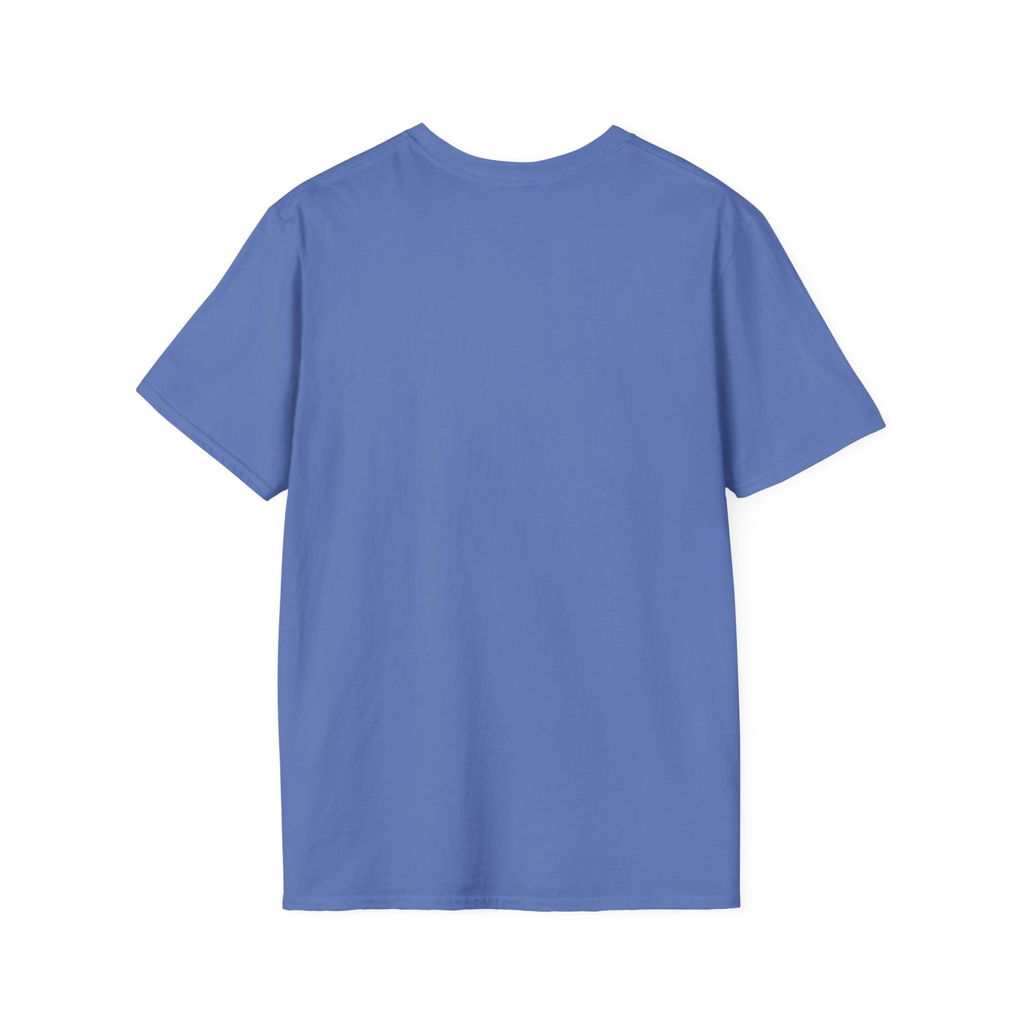 Floral Letter 'M' Unisex Softstyle T-Shirt - Perfect for Celebrations and Self-Expression