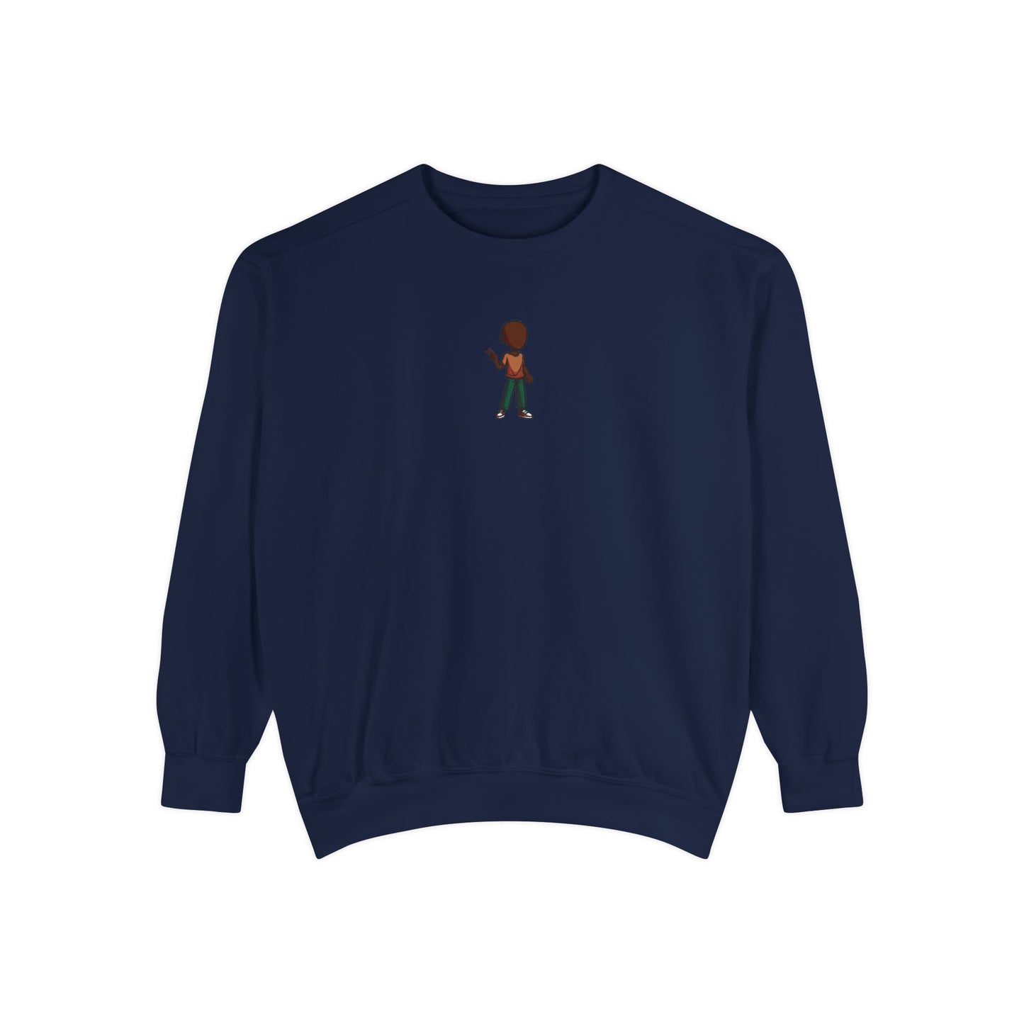Sweatshirt — Little Guitarist Illustration Crewneck