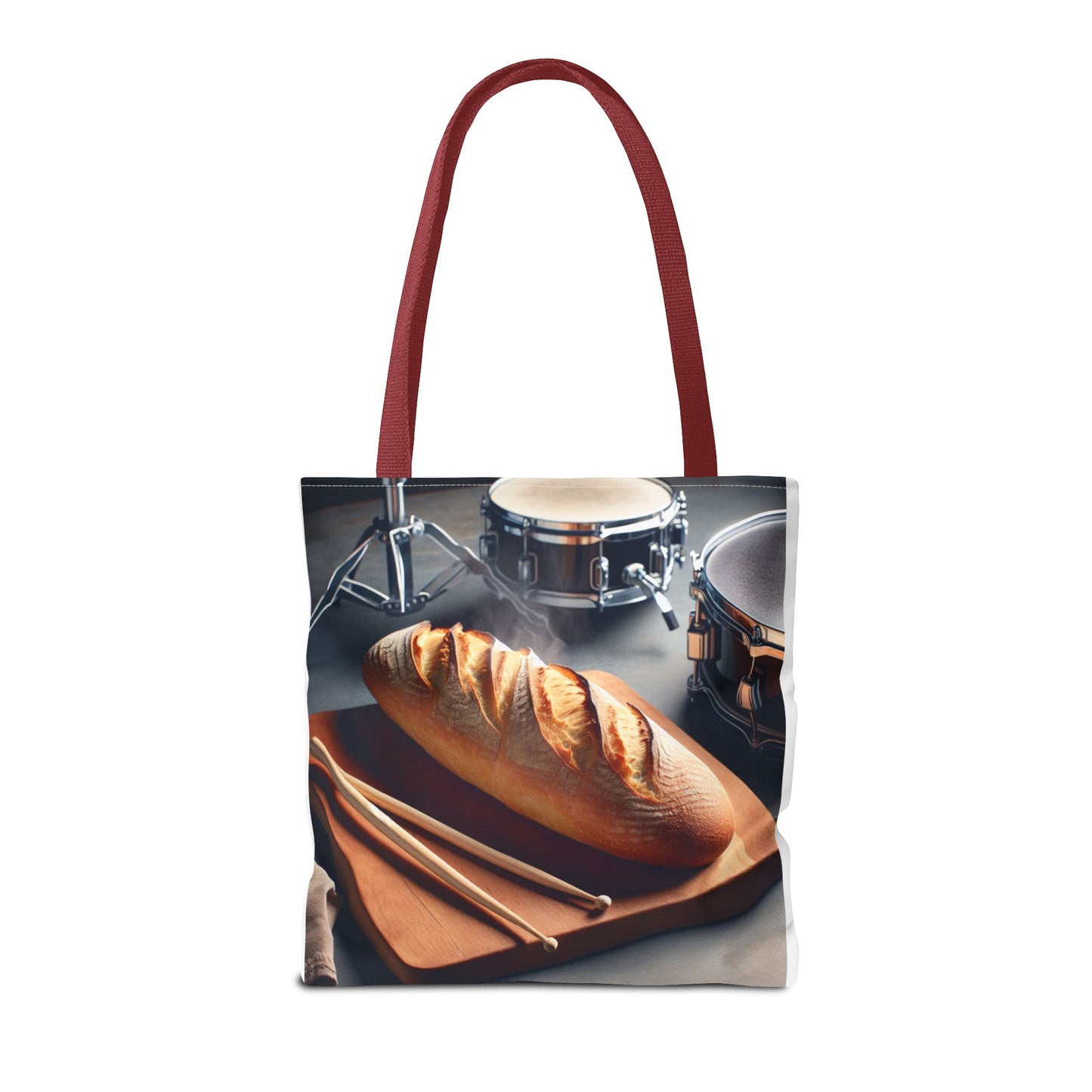 Bread & Drums Tote Bag – Perfect for Food Lovers & Musicians