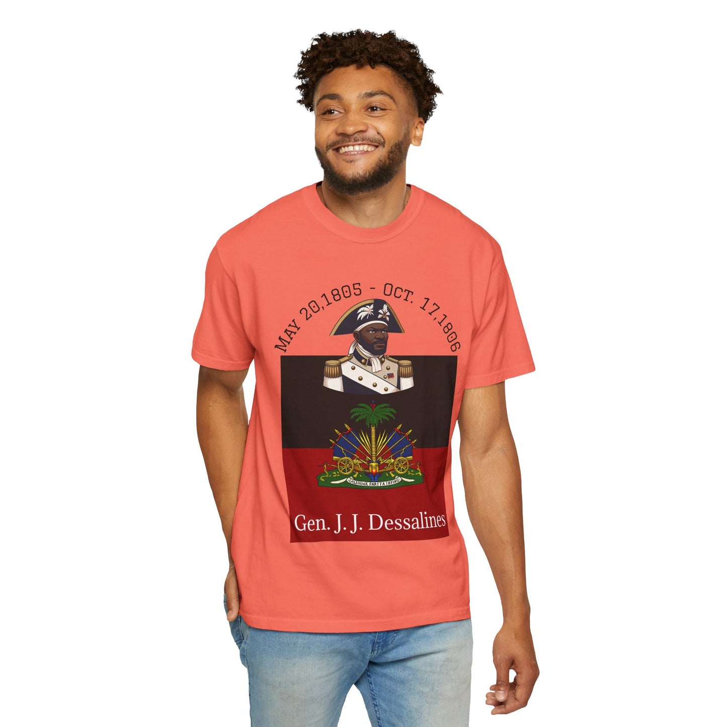 Gen. J.J. Dessalines T-Shirt, Historical Figure Tee, Haitian Revolution Apparel, Unisex Cotton Tee, Gift for History Buffs, Casual [...]
