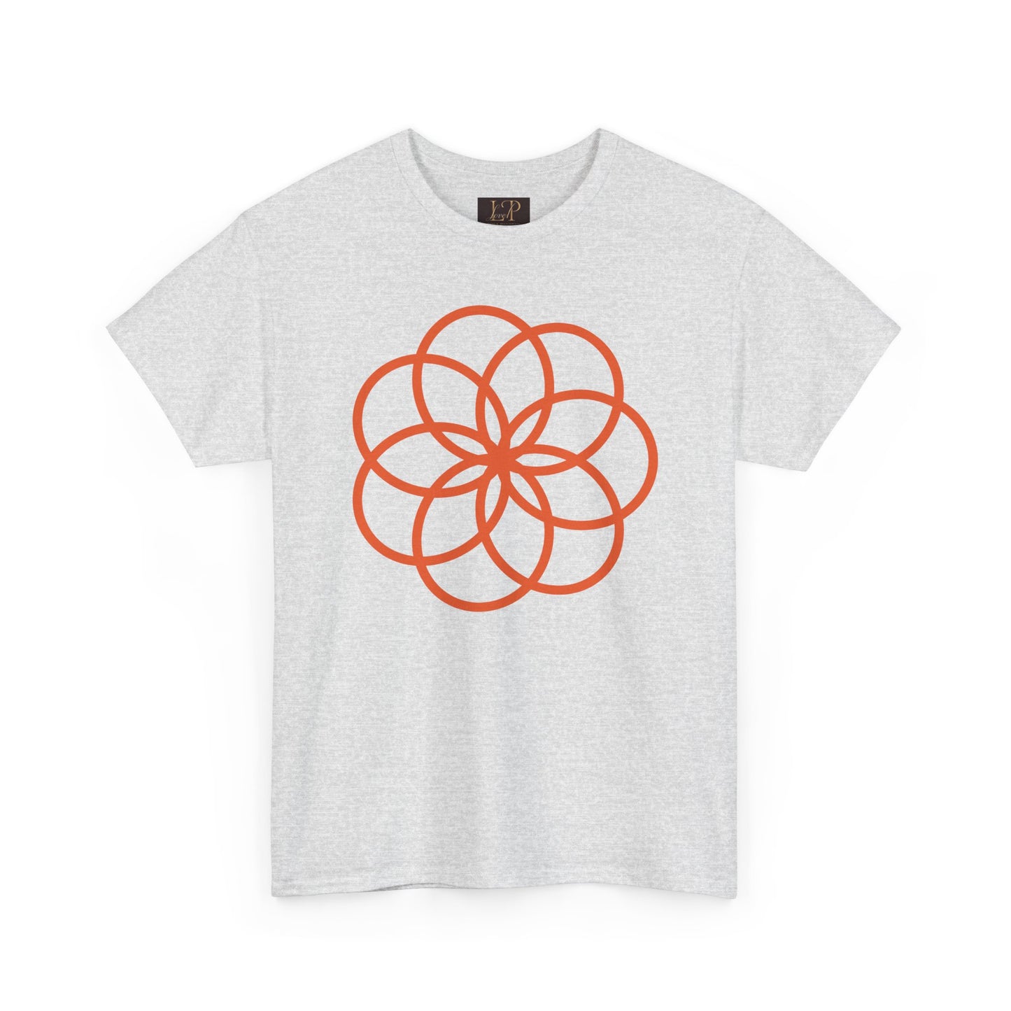 Flower Power Unisex Heavy Cotton Tee - Casual Graphic Shirt for Everyday Wear