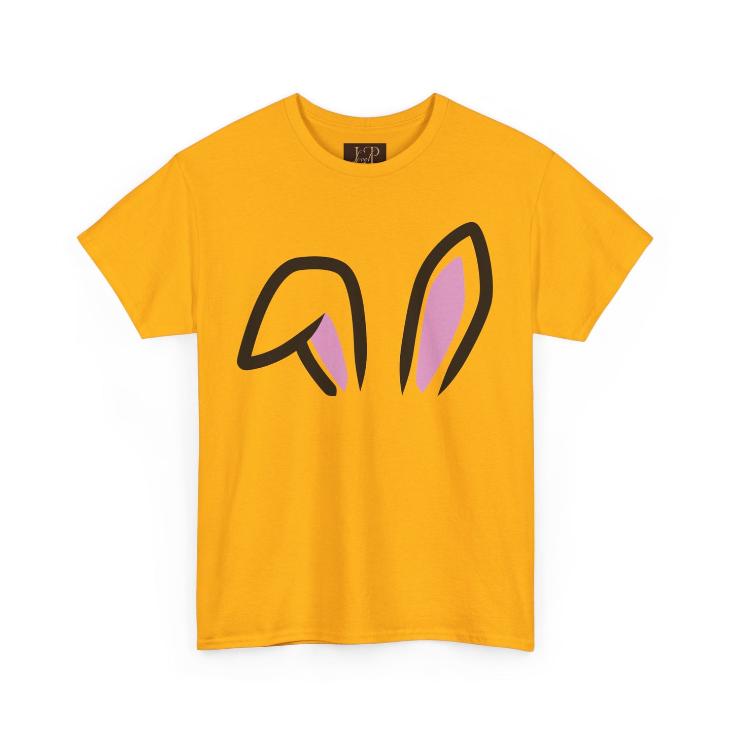 Cute Bunny Ears Unisex Heavy Cotton Tee