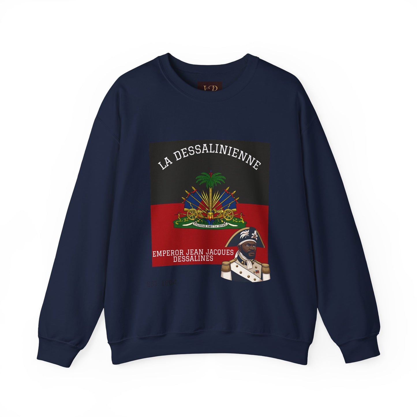 Haitian Heritage Crewneck Sweatshirt, Unisex Sweatshirt, Casual Streetwear, Gifts for Him, Gifts for Her, Cultural Pride Apparel
