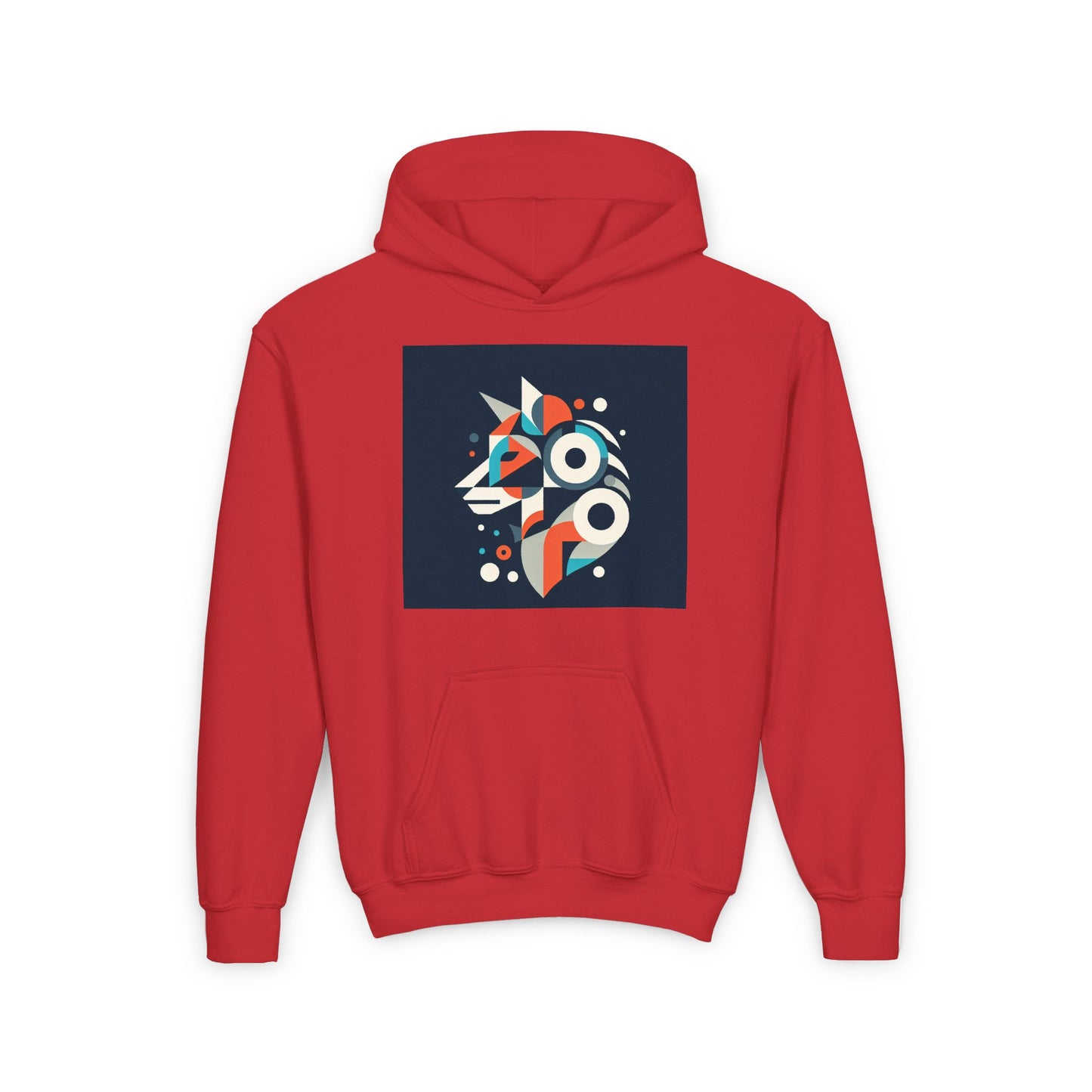 Youth Artistic Abstract Hoodie for Creative Minds