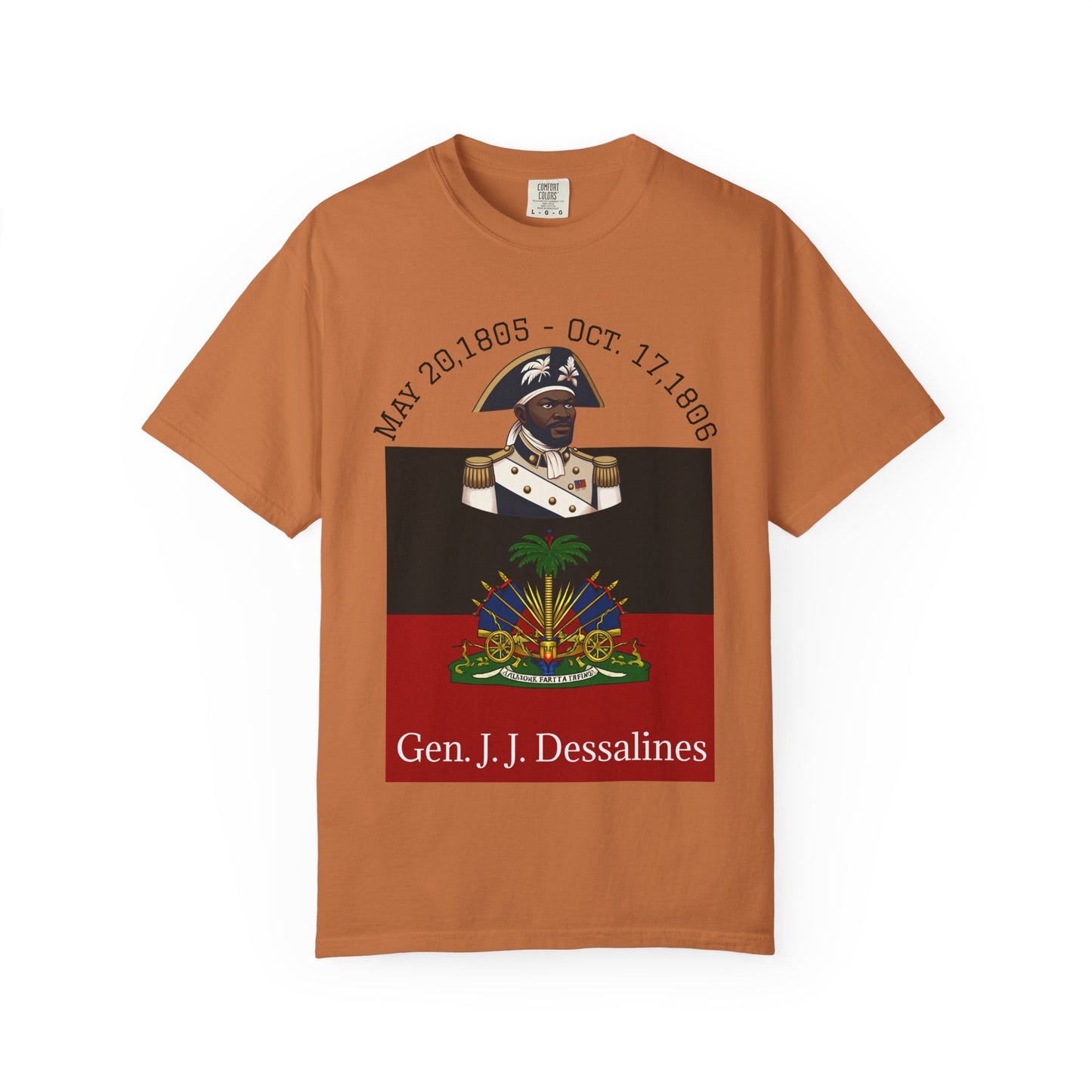 Gen. J.J. Dessalines T-Shirt, Historical Figure Tee, Haitian Revolution Apparel, Unisex Cotton Tee, Gift for History Buffs, Casual [...]