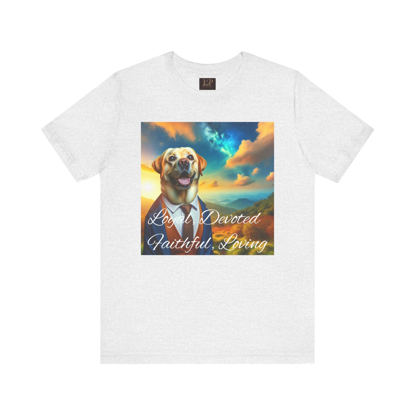 Labrador Love Unisex Jersey Tee - Devoted & Faithful Design