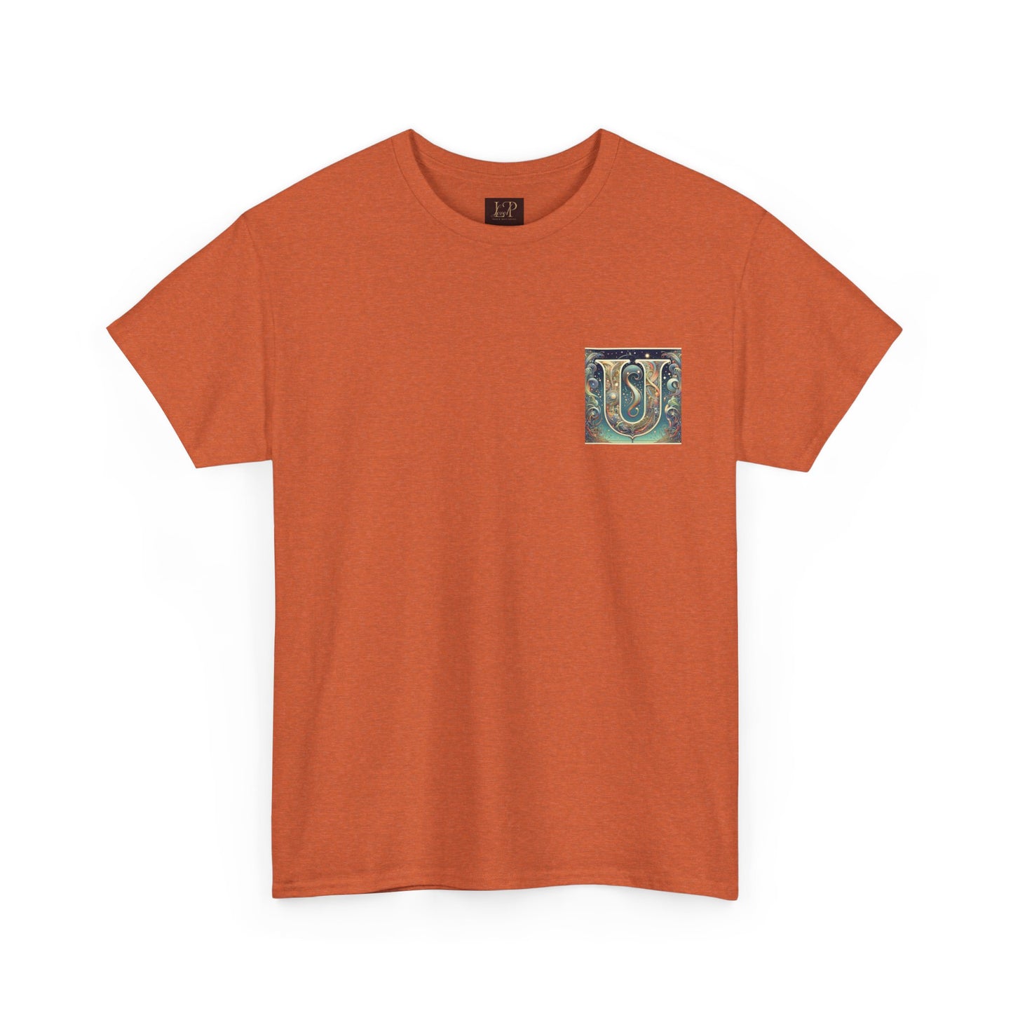 Unisex Heavy Cotton Tee - Stylish 'U' Graphic T-Shirt for Everyday Wear