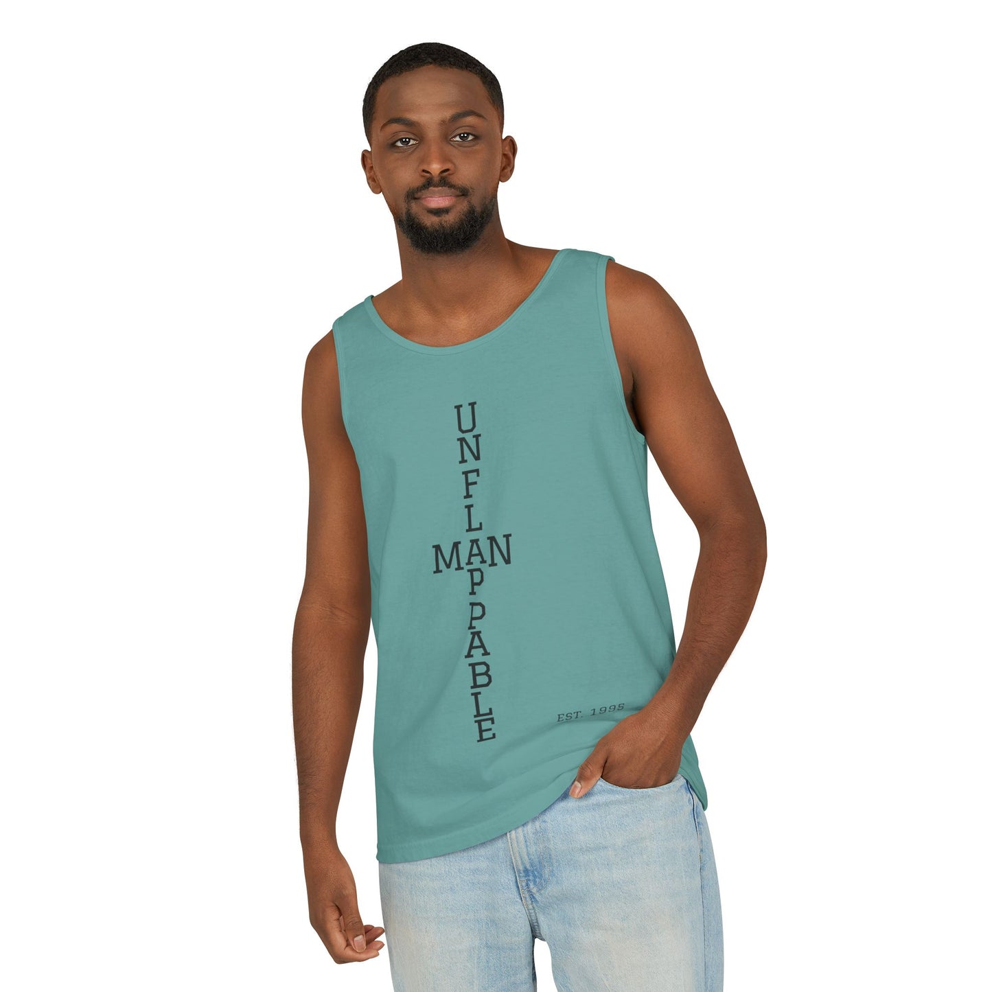 Unisex Inspirational Tank Top - Unflappable, Summer Apparel, Vacation Wear, Casual Gift, Fitness Gear