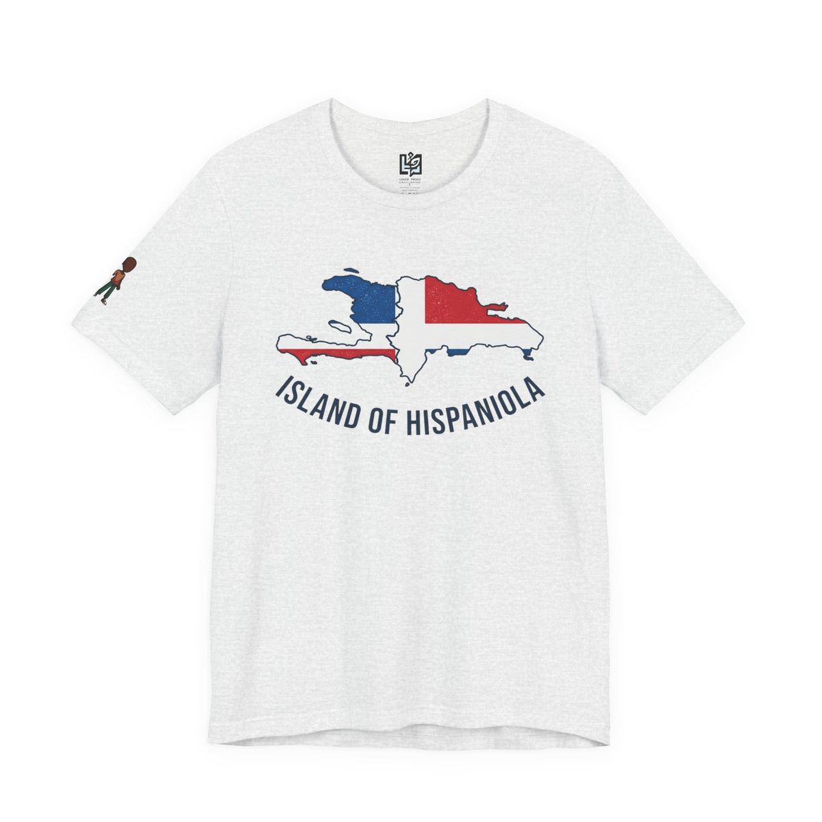 Island of Hispaniola Map T-Shirt