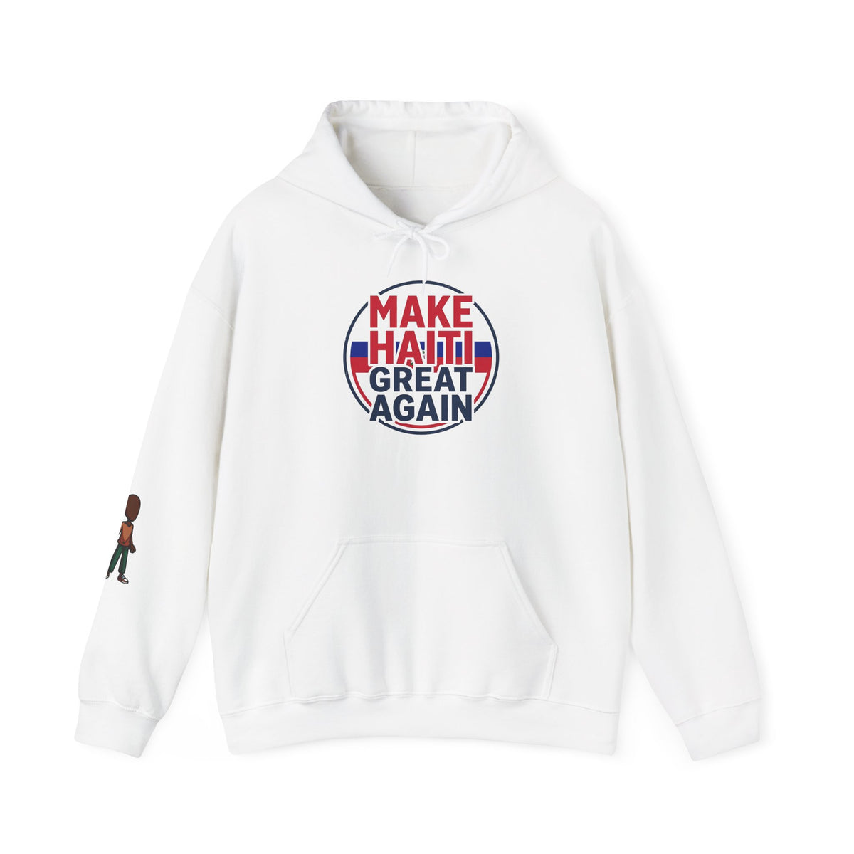 Hoodie - "Make Haiti Great Again" Political Solidarity Pullover