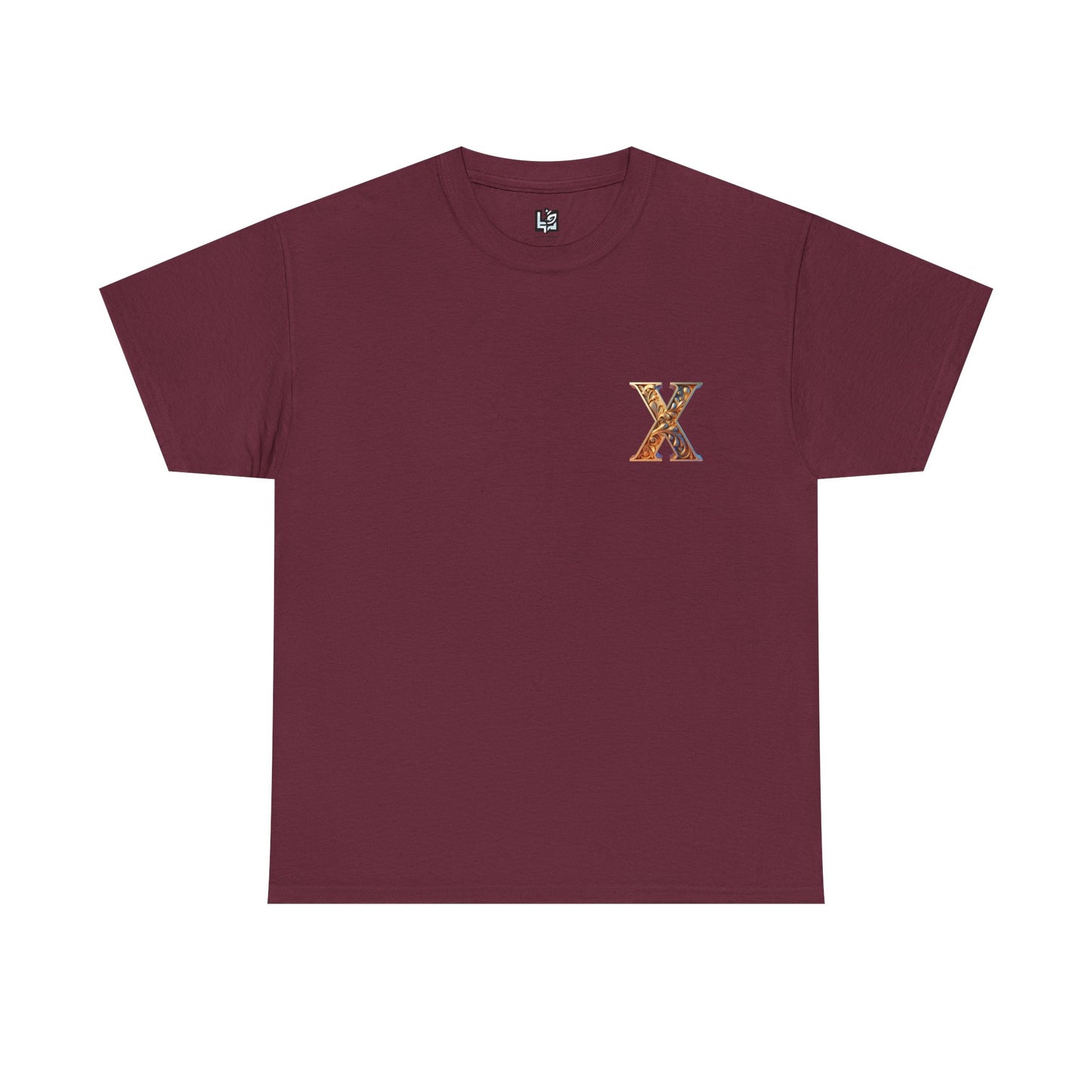 Unisex Heavy Cotton Tee - Stylish 'X' Graphic Shirt for Everyday Wear