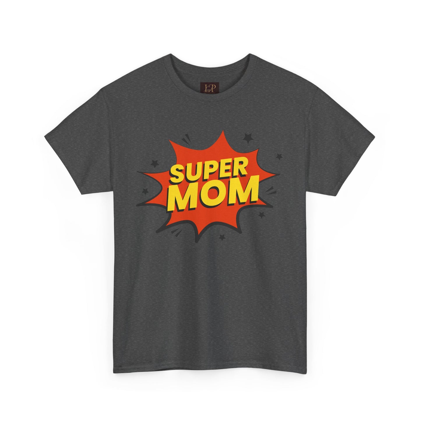 Super Mom Unisex Heavy Cotton Tee - Perfect Gift for Mother's Day