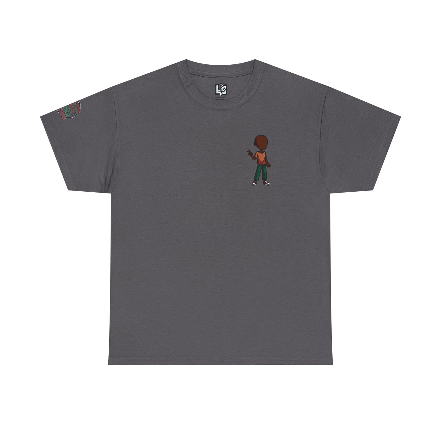 Mini Guitarist Tee — Cute Retro Kid Playing Guitar Graphic T-Shirt