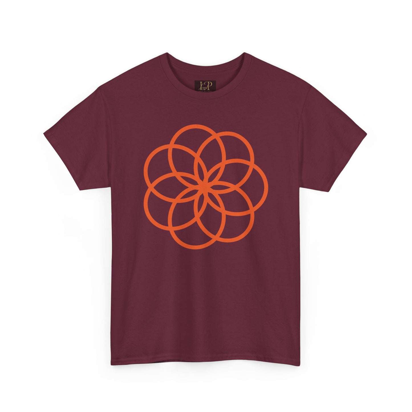 Flower Power Unisex Heavy Cotton Tee - Casual Graphic Shirt for Everyday Wear