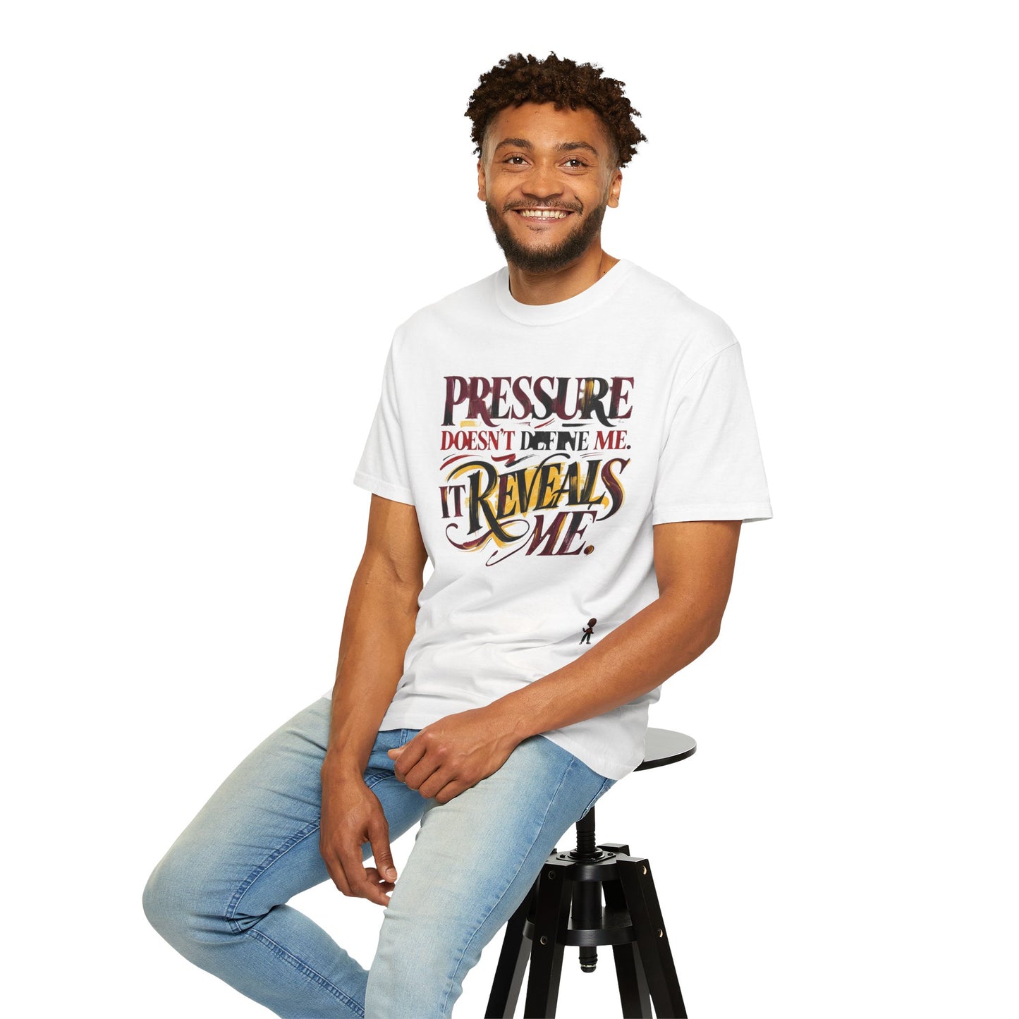 Pressure Reveals Me T-Shirt — Motivational Graphic Tee