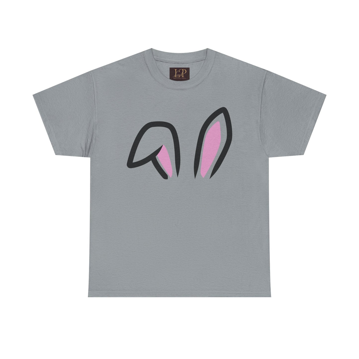 Cute Bunny Ears Unisex Heavy Cotton Tee