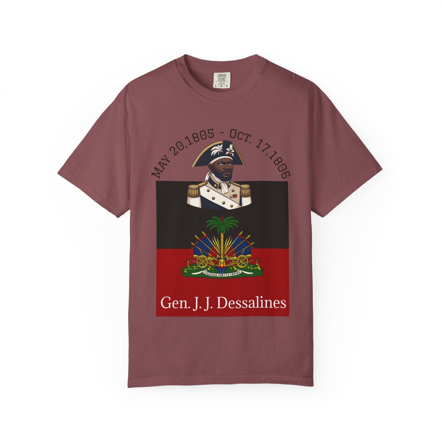 Gen. J.J. Dessalines T-Shirt, Historical Figure Tee, Haitian Revolution Apparel, Unisex Cotton Tee, Gift for History Buffs, Casual [...]