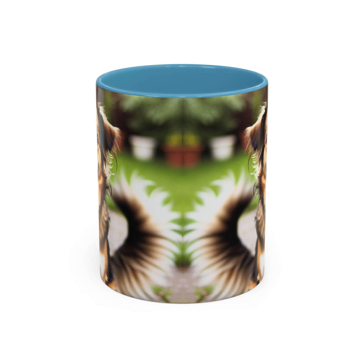 Happy Dog Graphic Accent Coffee Mug | Perfect for Pet Lovers