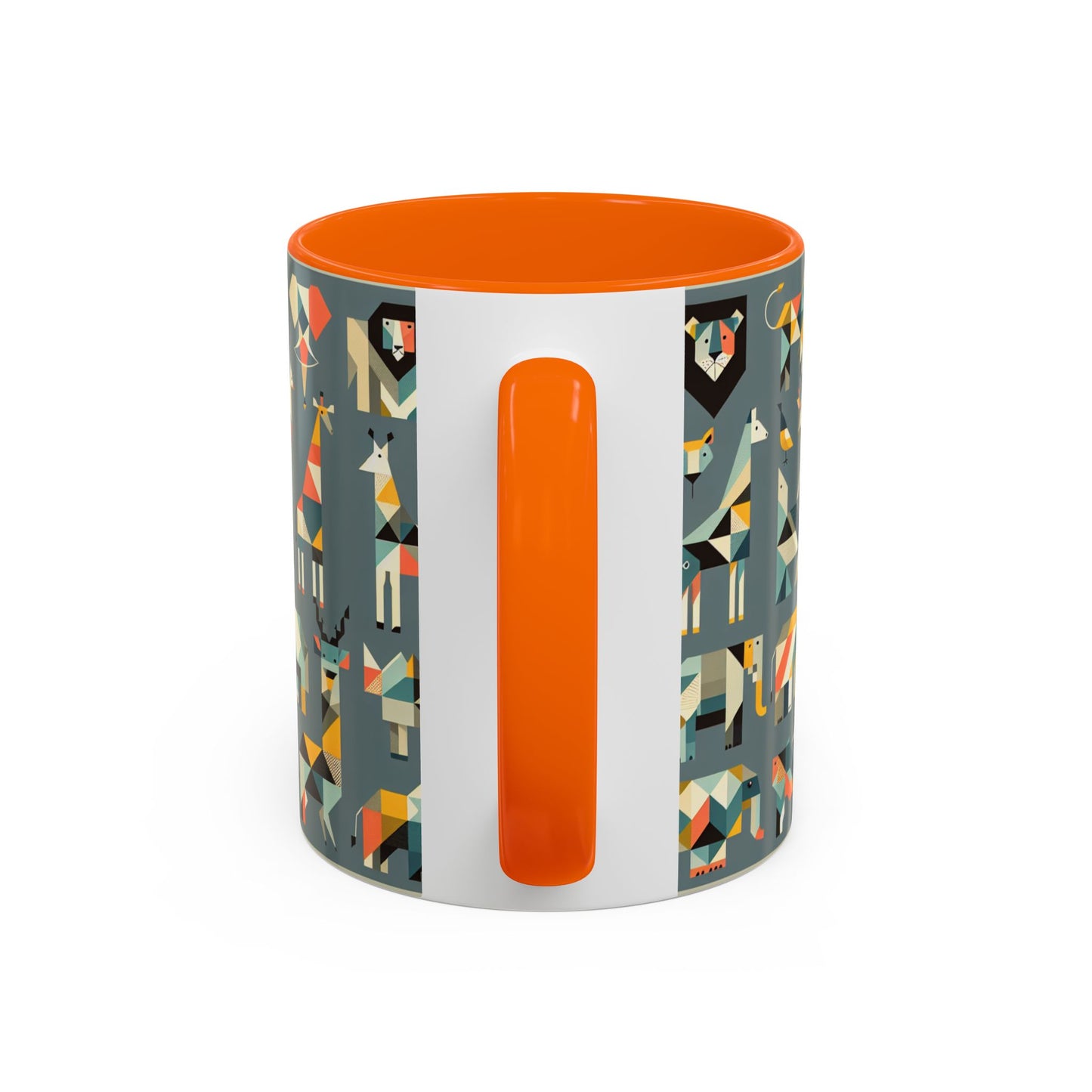 Colorful Animal Print Accent Coffee Mug - Unique 11/15oz Ceramic Cup for Nature Lovers