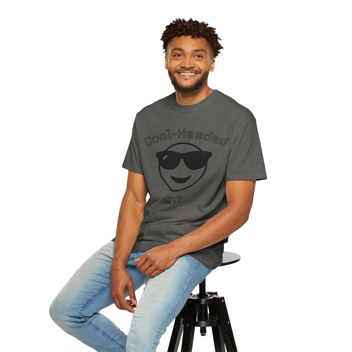 Cool-Headed Unisex T-Shirt, Funny Graphic Tee for Men, Cool Guy Gift, Summer Outfit, Casual Wear, Birthday Presents