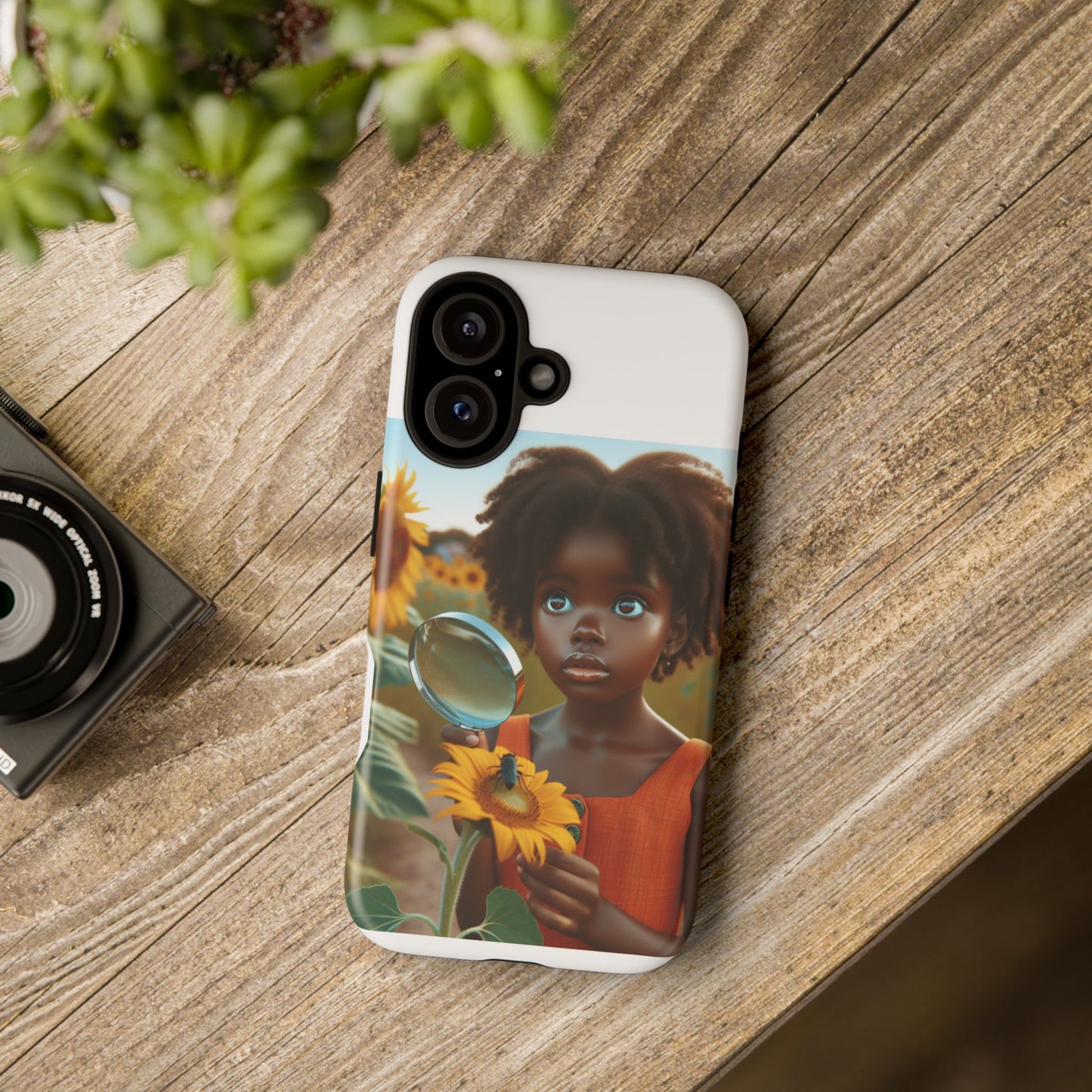 Nature-Inspired Tough Cases with Artful Girl Design