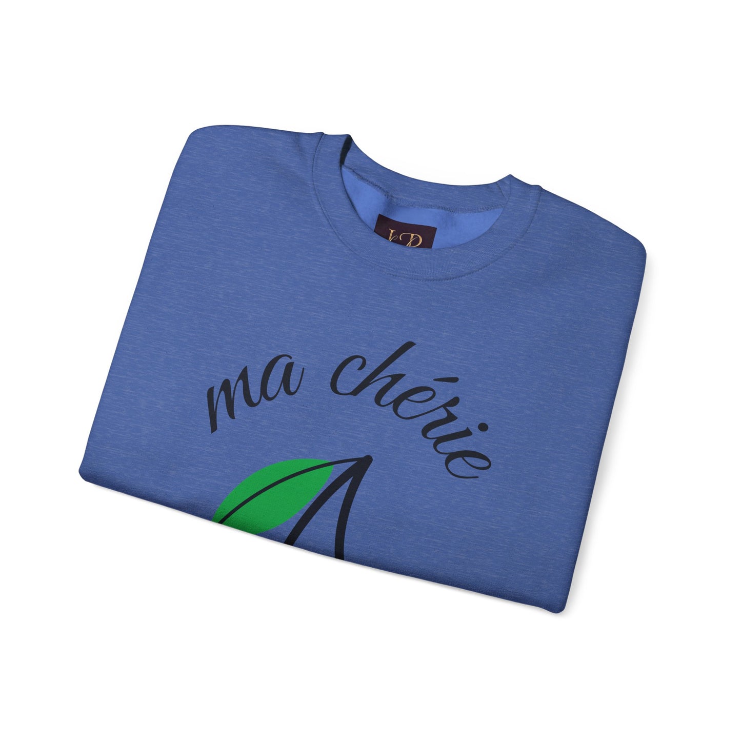 Cute Cherry Graphic Crewneck Sweatshirt - 'ma chérie'