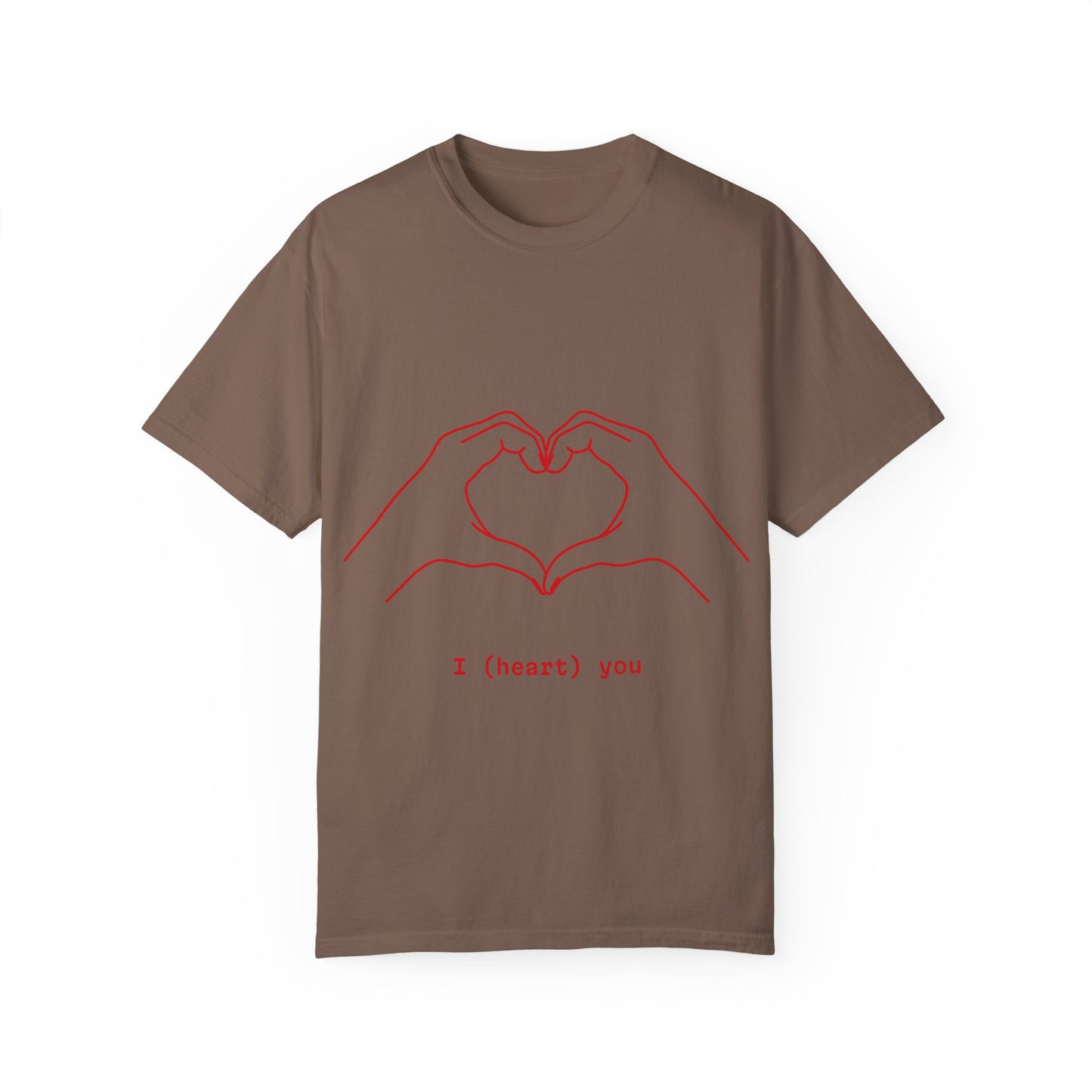 Unisex Heart Hands T-Shirt | I (heart) You Graphic Tee | Perfect for Valentine's Day and Everyday Love