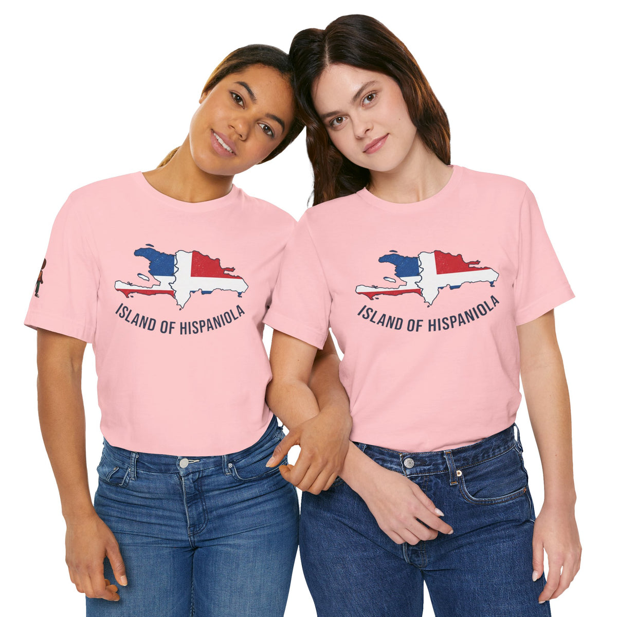 Island of Hispaniola Map T-Shirt
