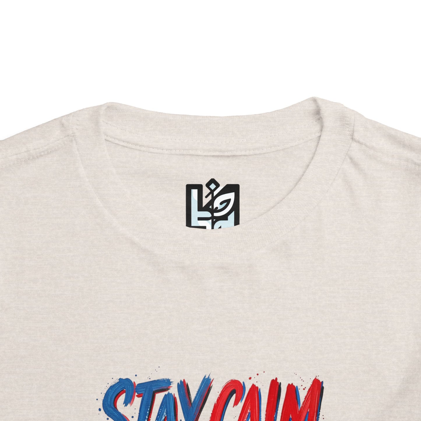Toddler Tee — "Stay Calm, Stay Powerful" Graphic