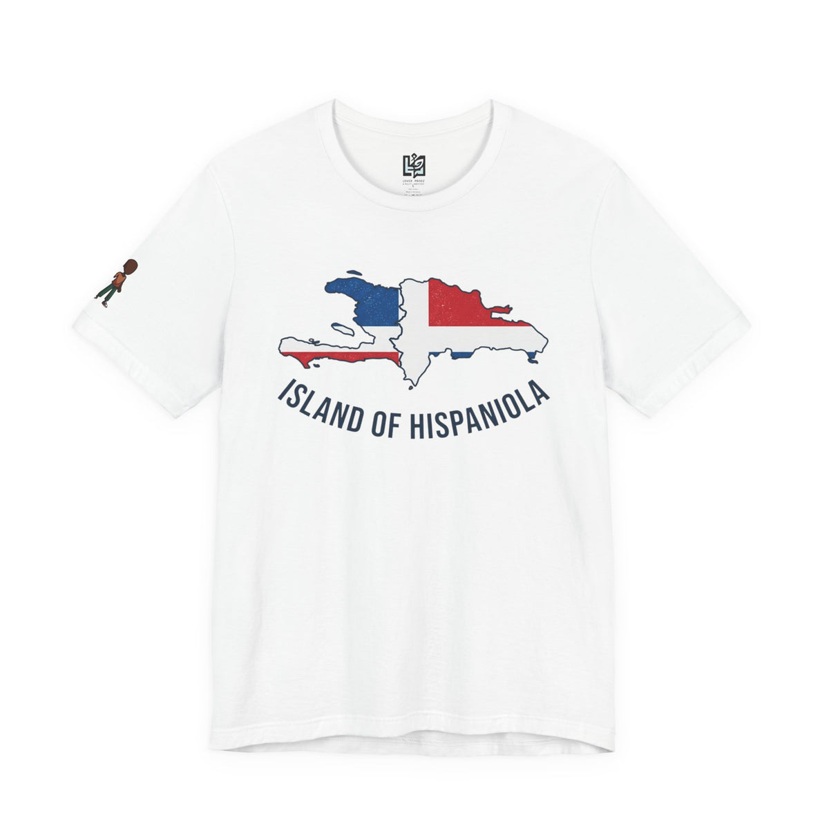 Island of Hispaniola Map T-Shirt