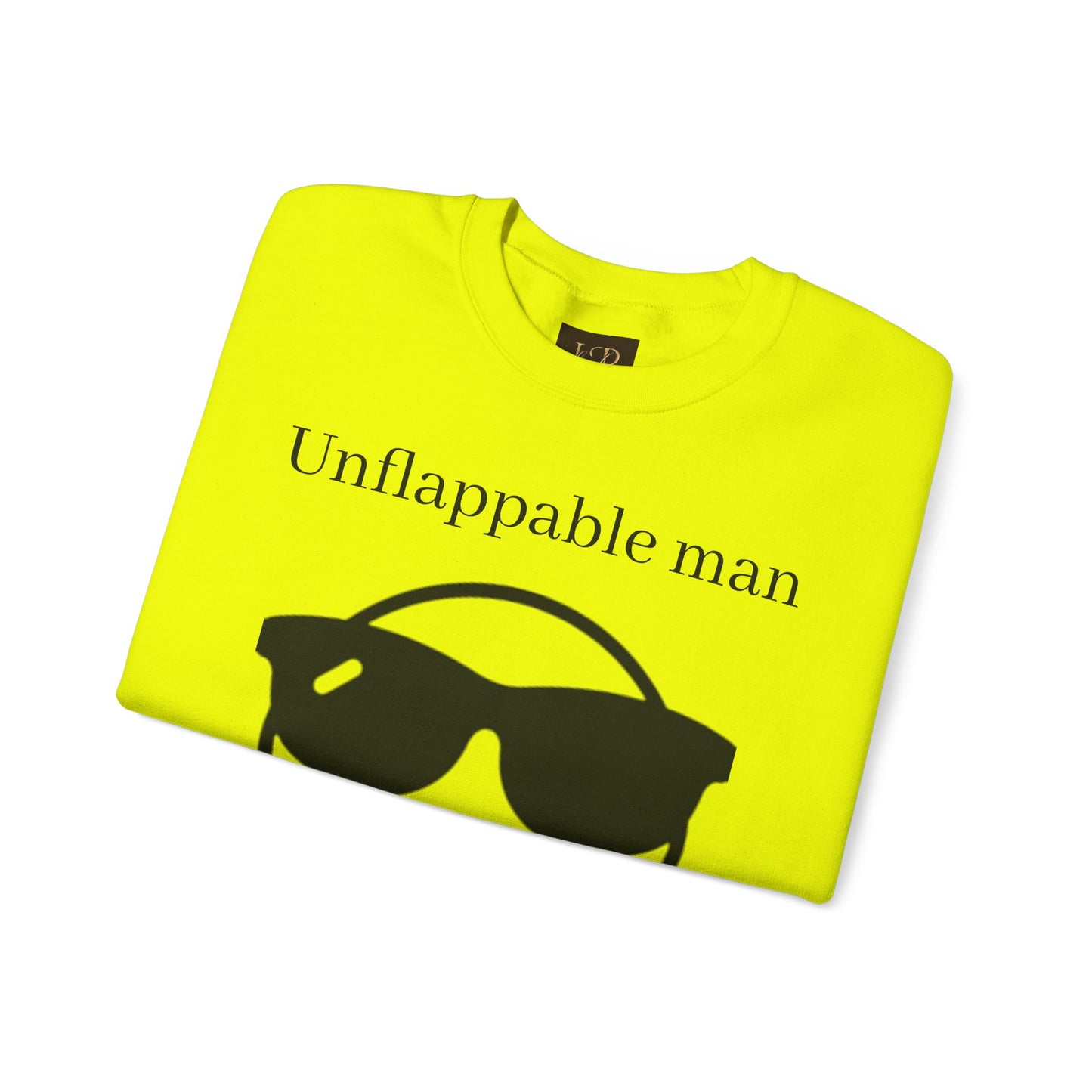 Unflappable Man Crewneck Sweatshirt - Cool & Comfortable Apparel