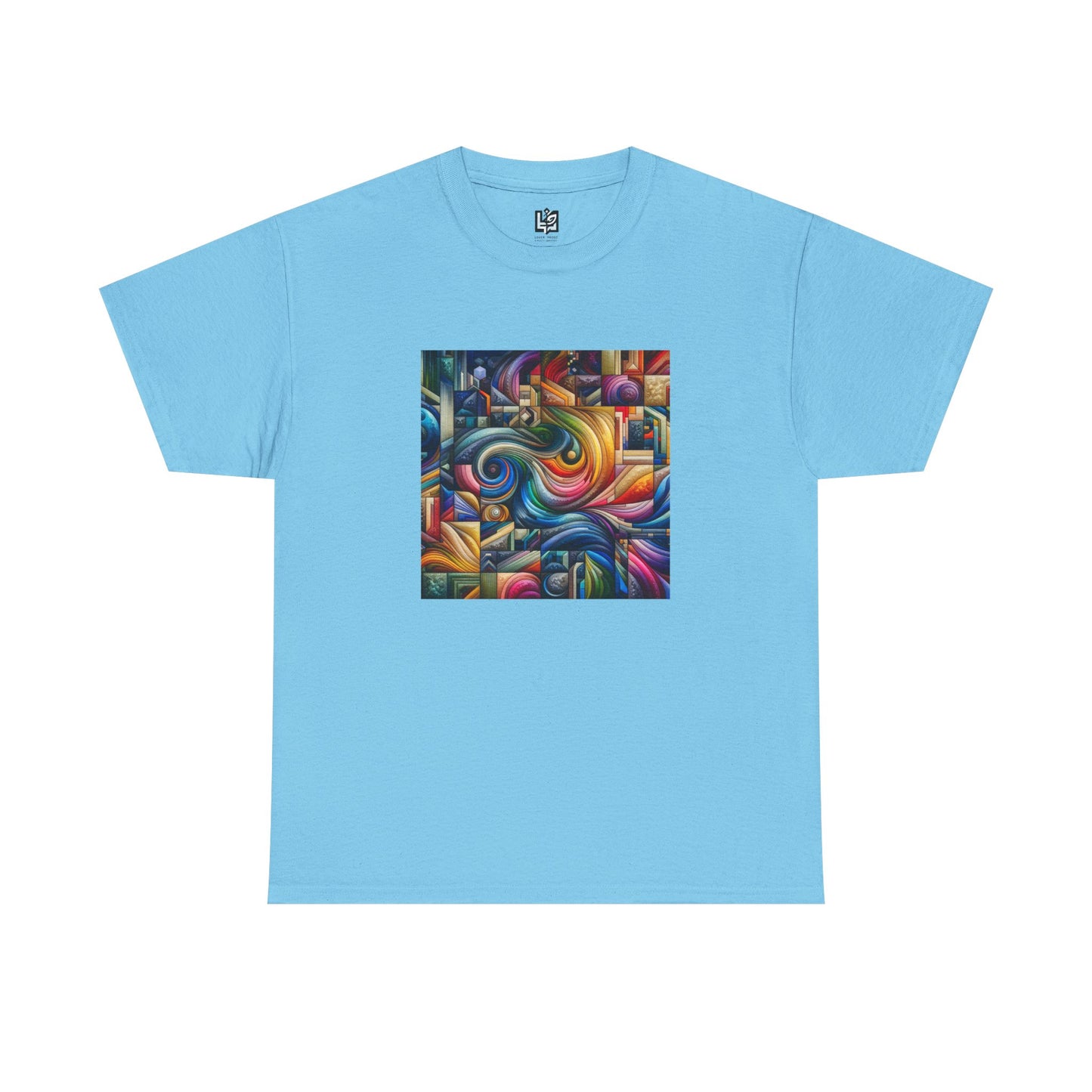 Vibrant Abstract Art Unisex Heavy Cotton Tee
