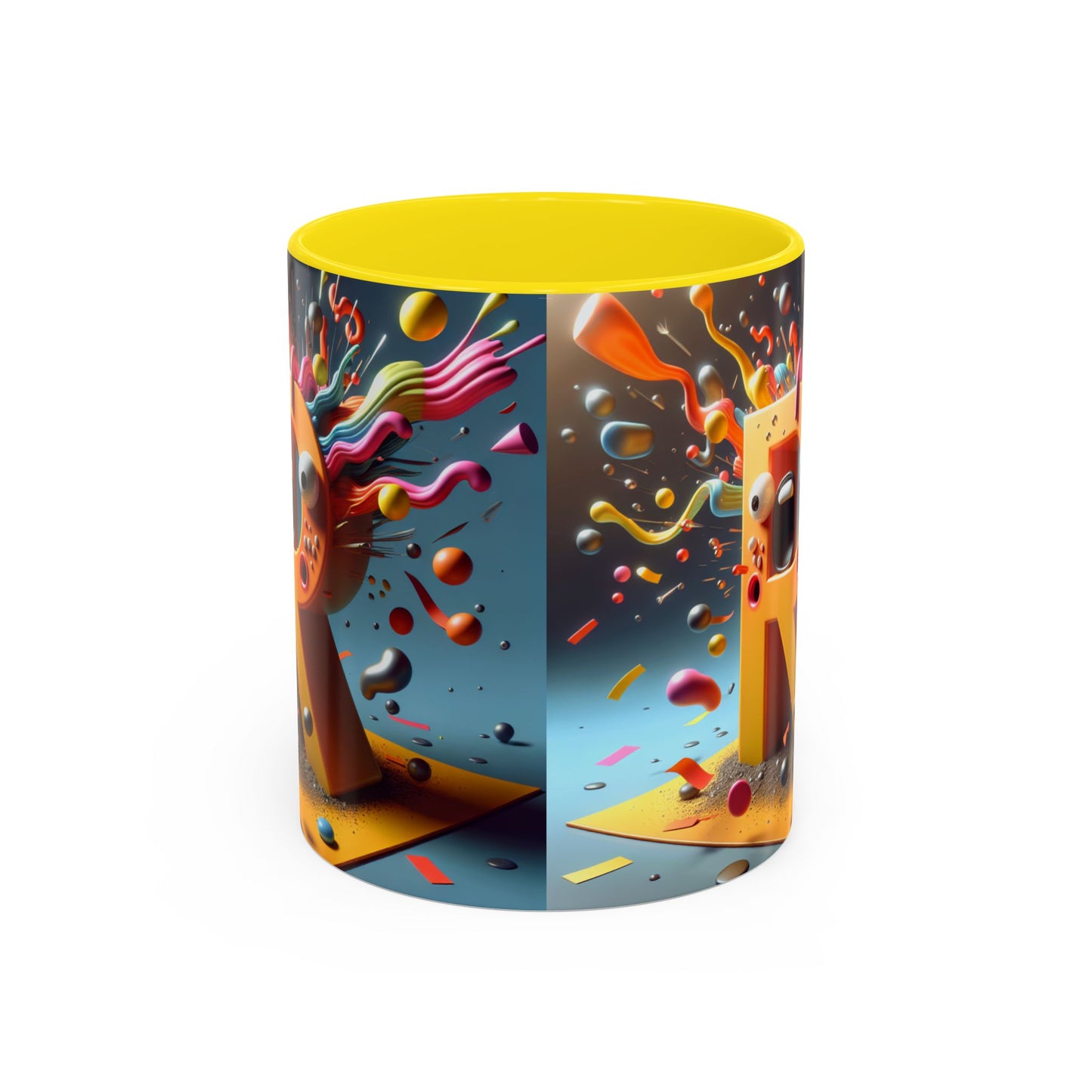 Colorful Artistic Accent Coffee Mug - 11oz & 15oz - Perfect for Creative Souls & Gift Giving