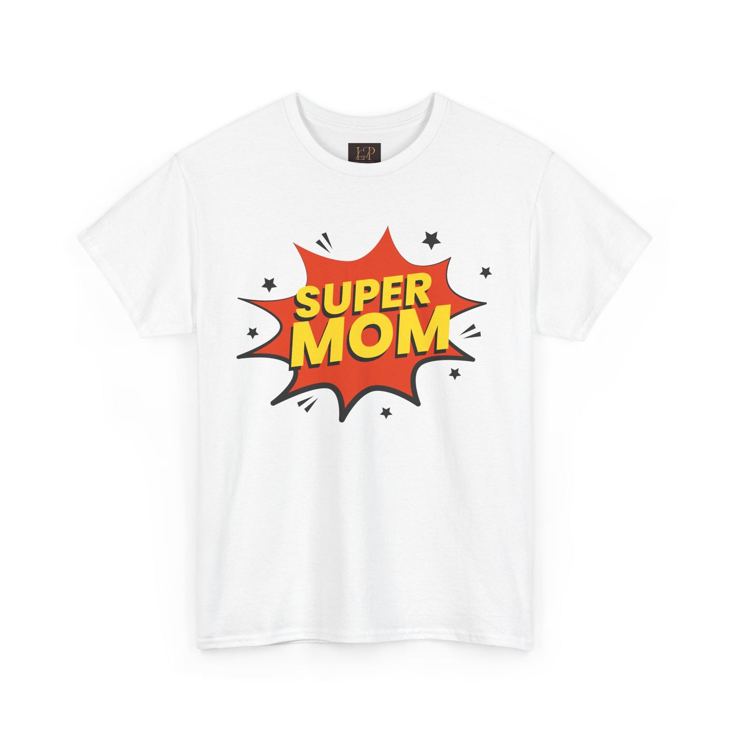 Super Mom Unisex Heavy Cotton Tee - Perfect Gift for Mother's Day