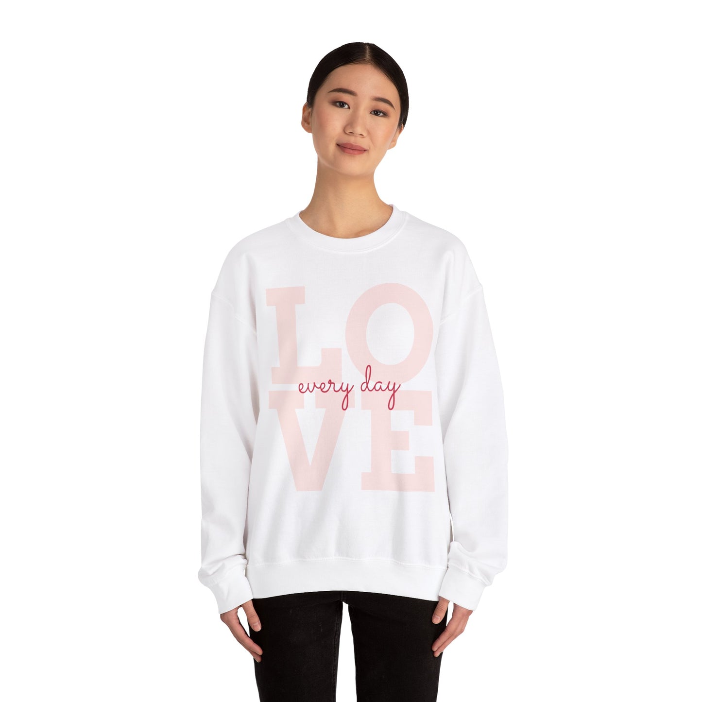 Love Every Day Unisex Crewneck Sweatshirt