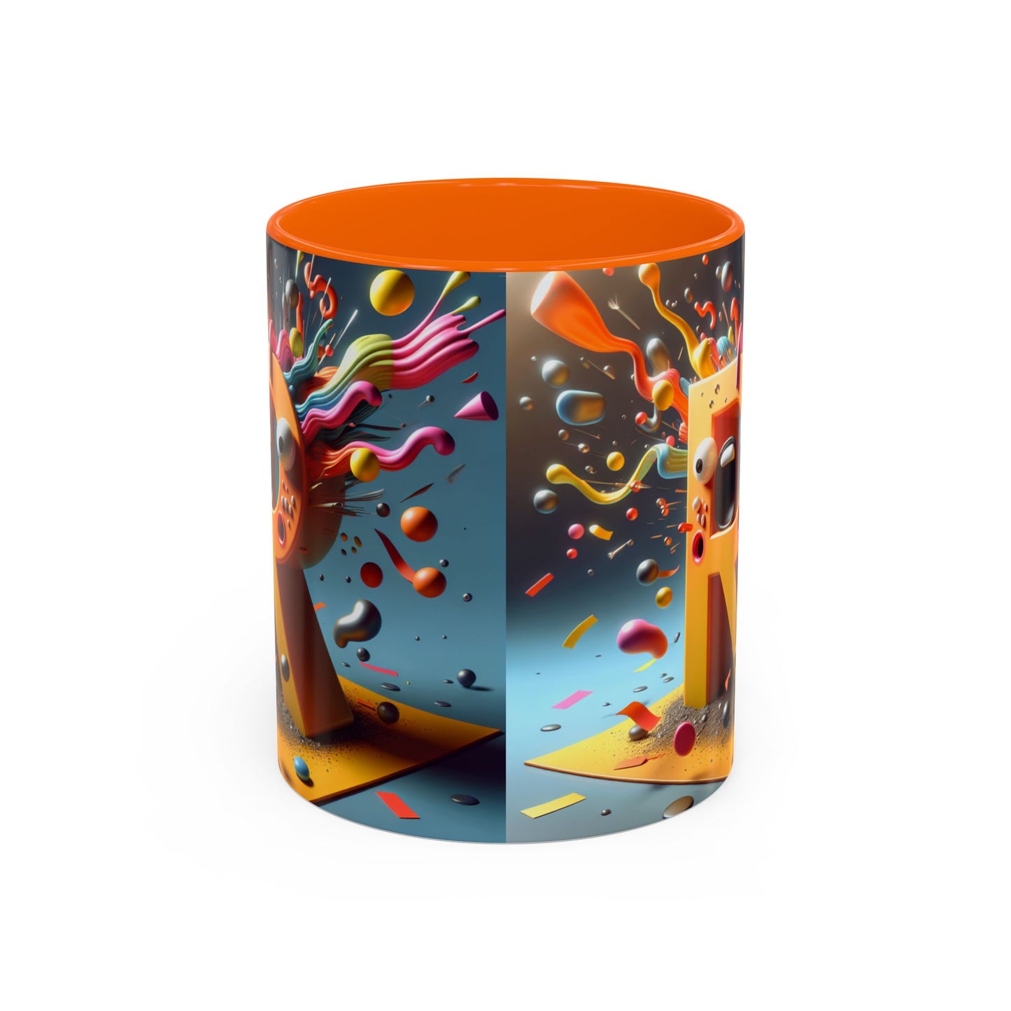 Colorful Artistic Accent Coffee Mug - 11oz & 15oz - Perfect for Creative Souls & Gift Giving