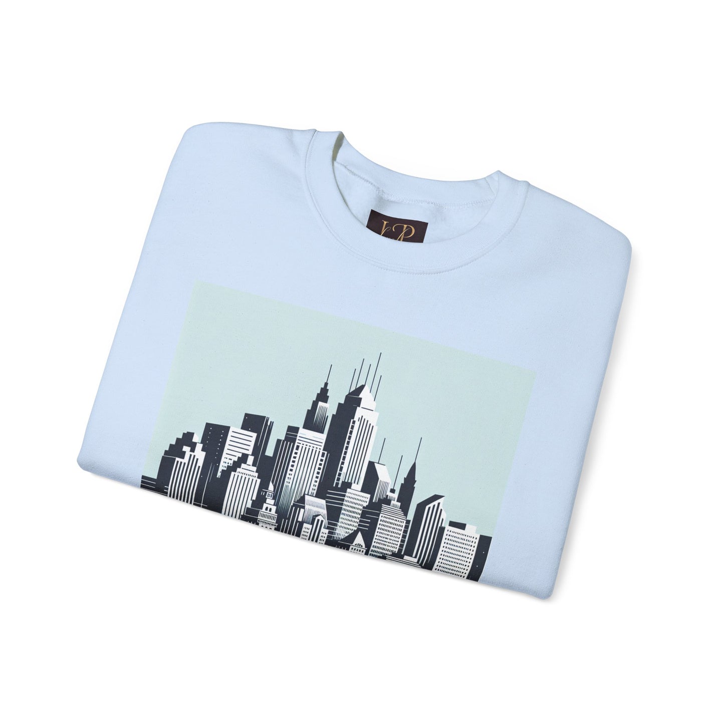 Cityscape Unisex Heavy Blend™ Crewneck Sweatshirt - Cozy Urban Vibes