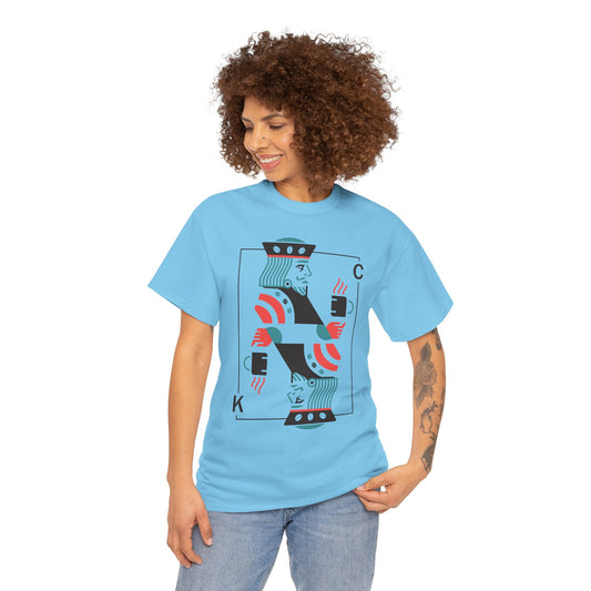 Cool King Graphic Unisex Heavy Cotton Tee - Streetwear Vibe