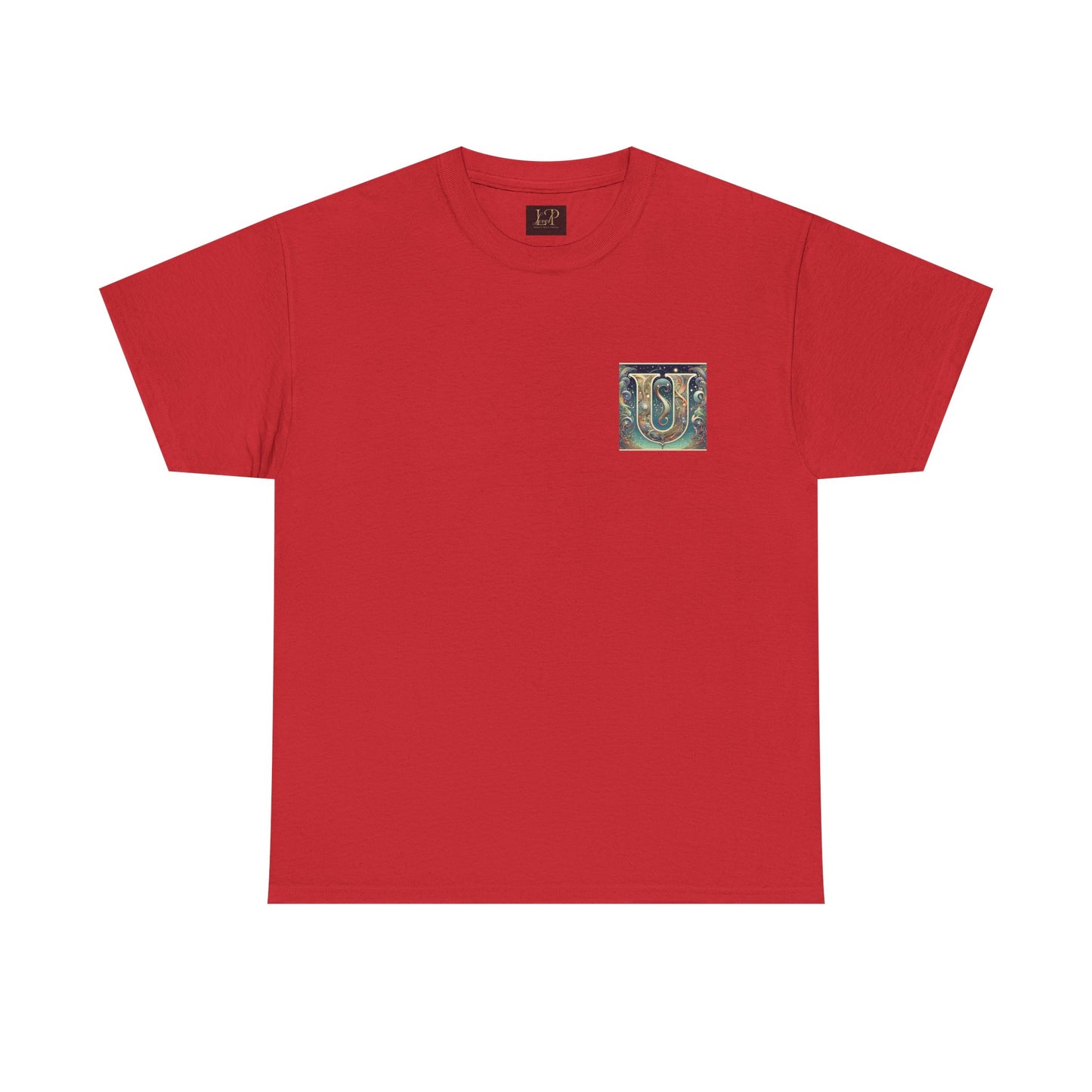 Unisex Heavy Cotton Tee - Stylish 'U' Graphic T-Shirt for Everyday Wear