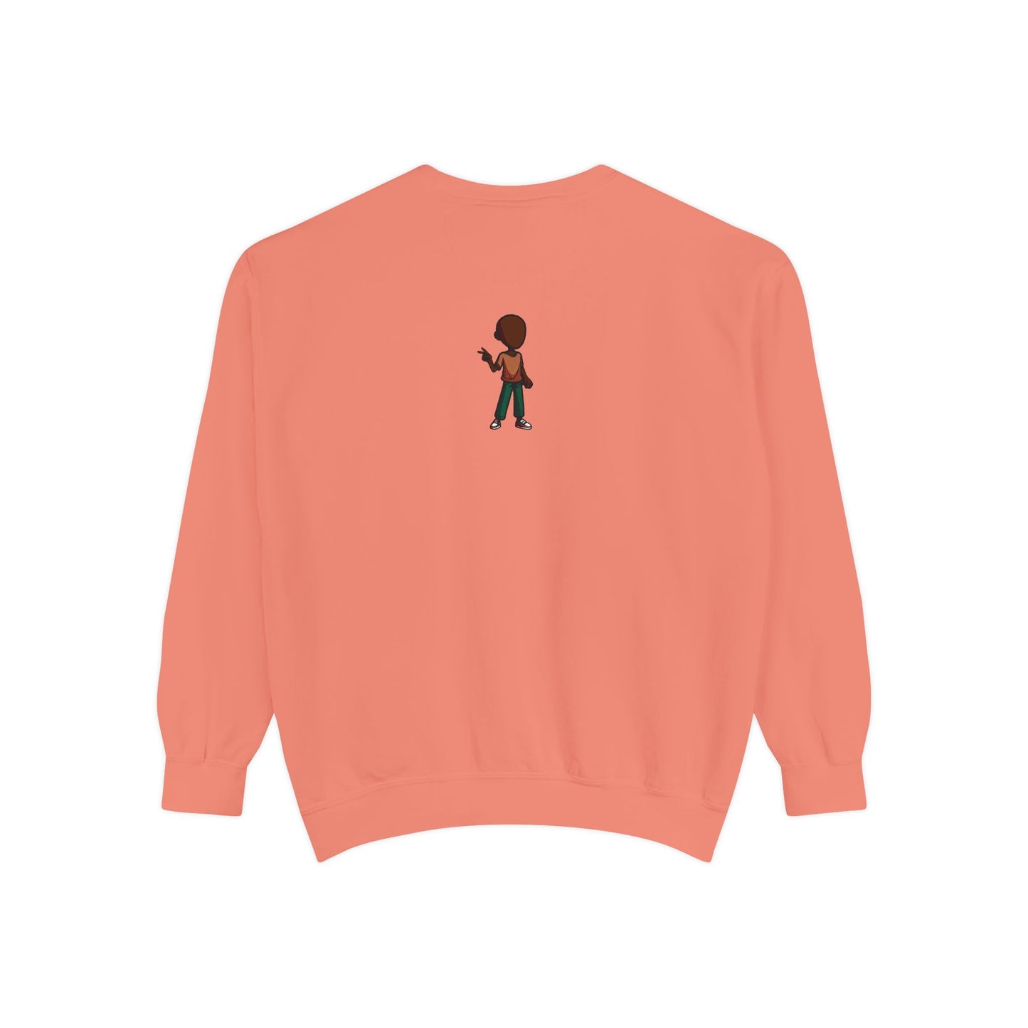 The Unflappable Man Sweatshirt — Retro Badge Graphic Crewneck
