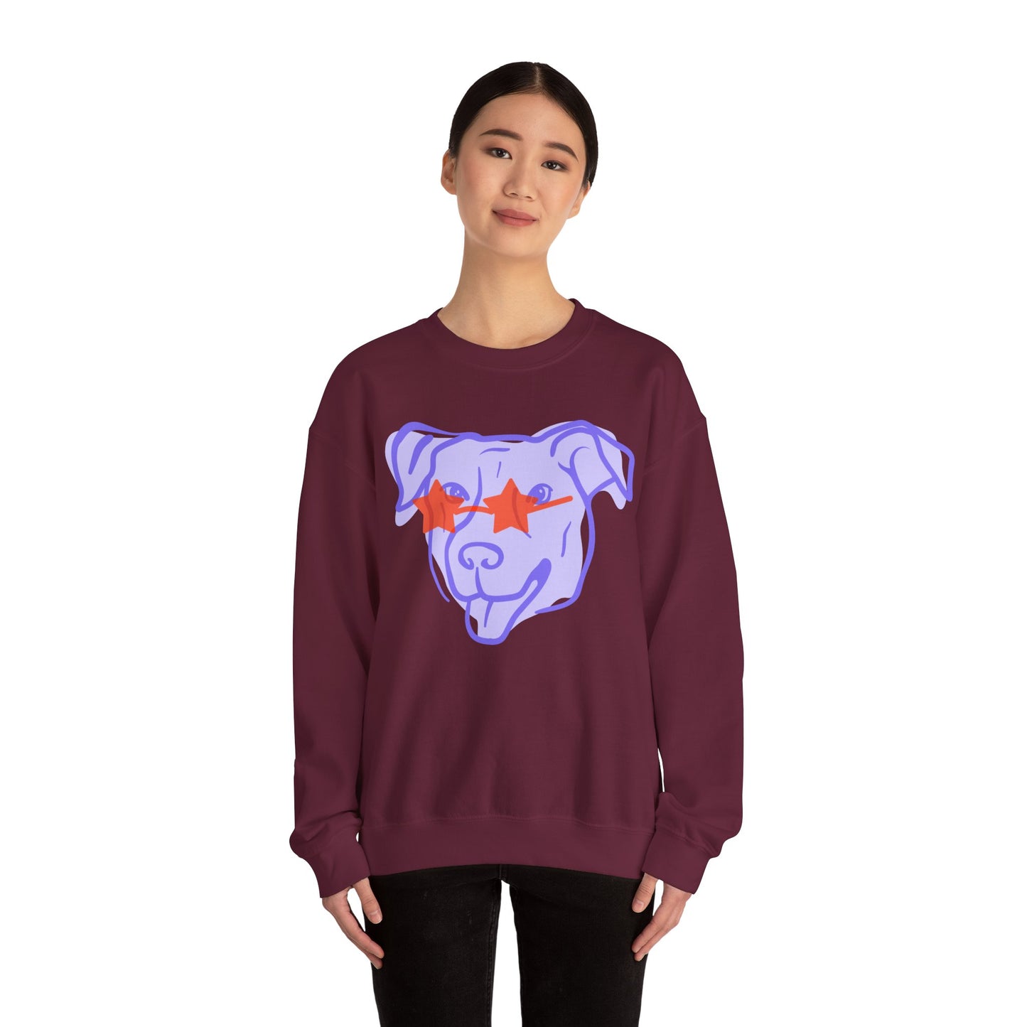 Cool Dog Crewneck Sweatshirt | Unisex Heavy Blend™ | Perfect Gift for Pet Lovers