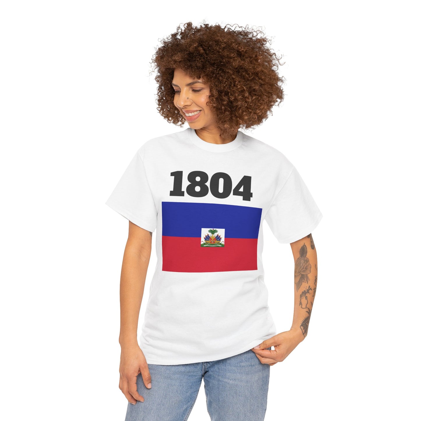 Haitian Heritage 1804 Unisex Heavy Cotton Tee