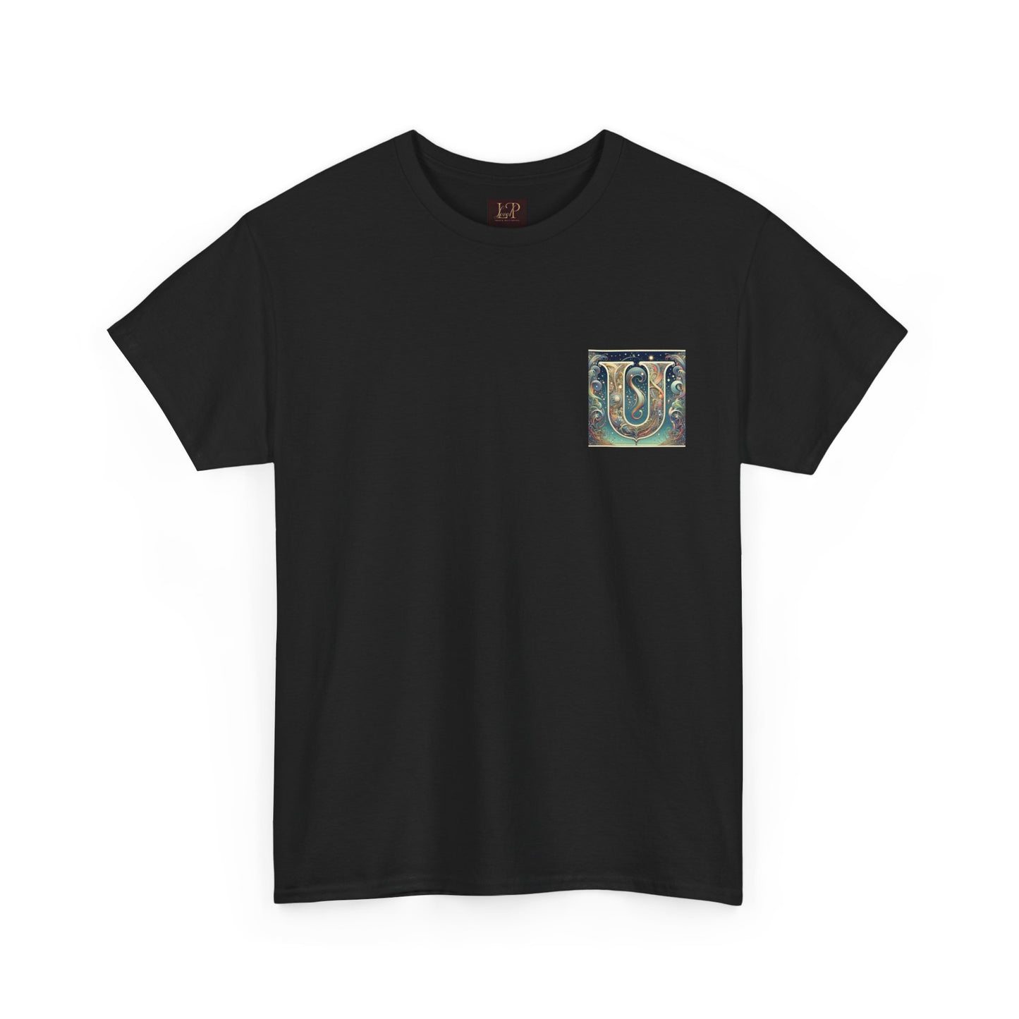 Unisex Heavy Cotton Tee - Stylish 'U' Graphic T-Shirt for Everyday Wear